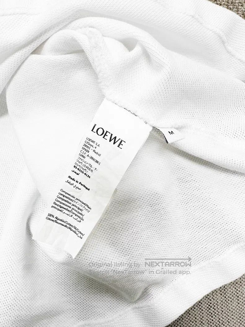 Loewe Loewe Embroidered logo oversized short-sleeve T-shirt Size M / US 6-8 / IT 42-44 - 6 Thumbnail