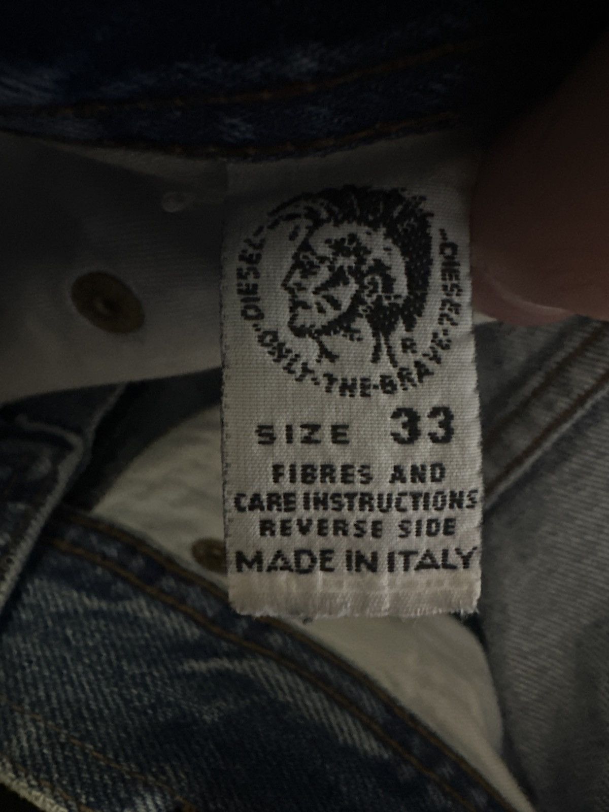 Diesel Diesel Industry Denim Division – Vintage Straight Leg Jeans Size US 33 - 8 Thumbnail