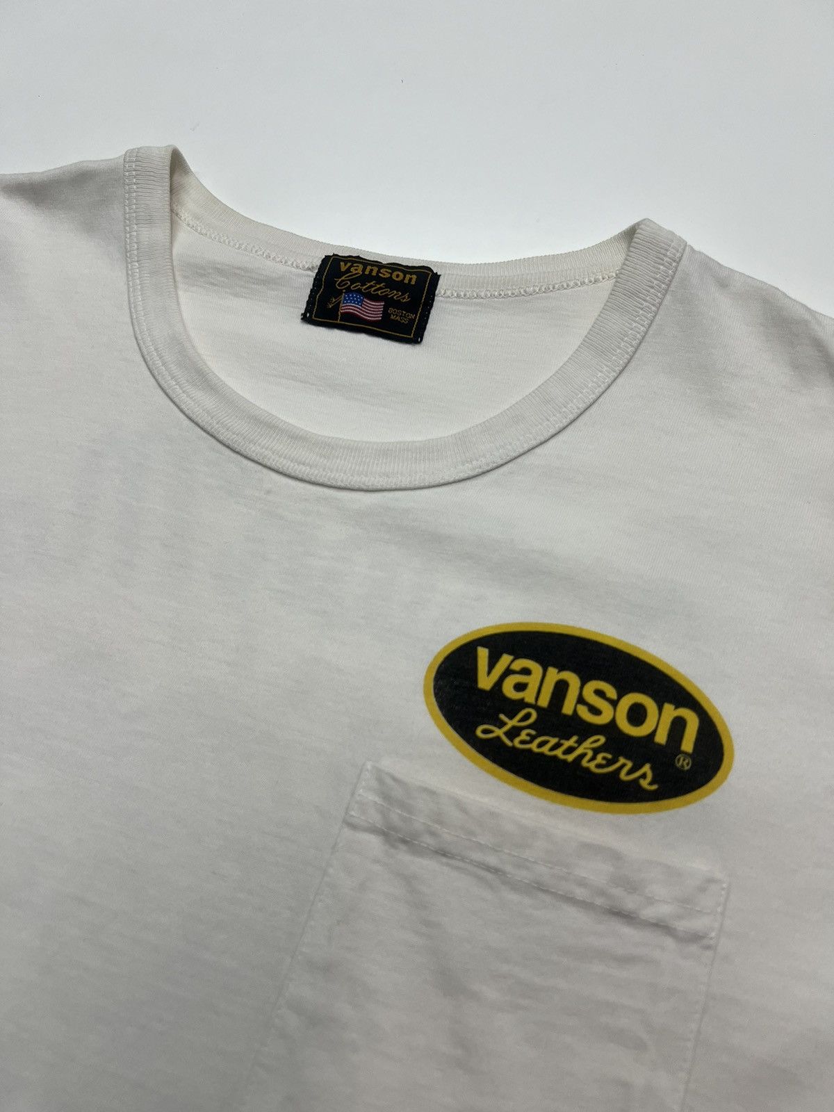 Vanson Leathers VINTAGE VANSON LEATHERS POCKET TEES Size US M / EU 48-50 / 2 - 6 Thumbnail
