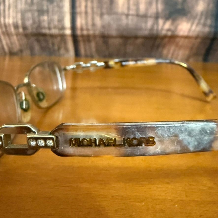 Michael Kors Michael Kors Unisex Bronze Geometric RX Eyeglasses Frames Size ONE SIZE - 3 Thumbnail