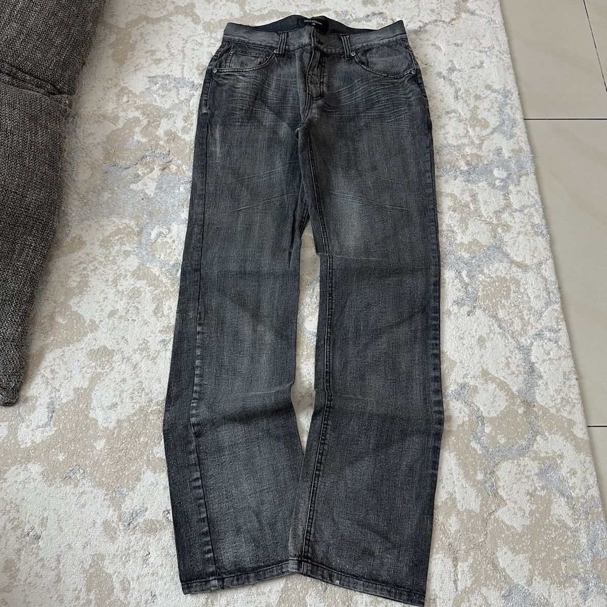 In The Attic rare 00s In The Attic Japanese Archive Faded Black Denim Size US 34 / EU 50 - 1 Thumbnail