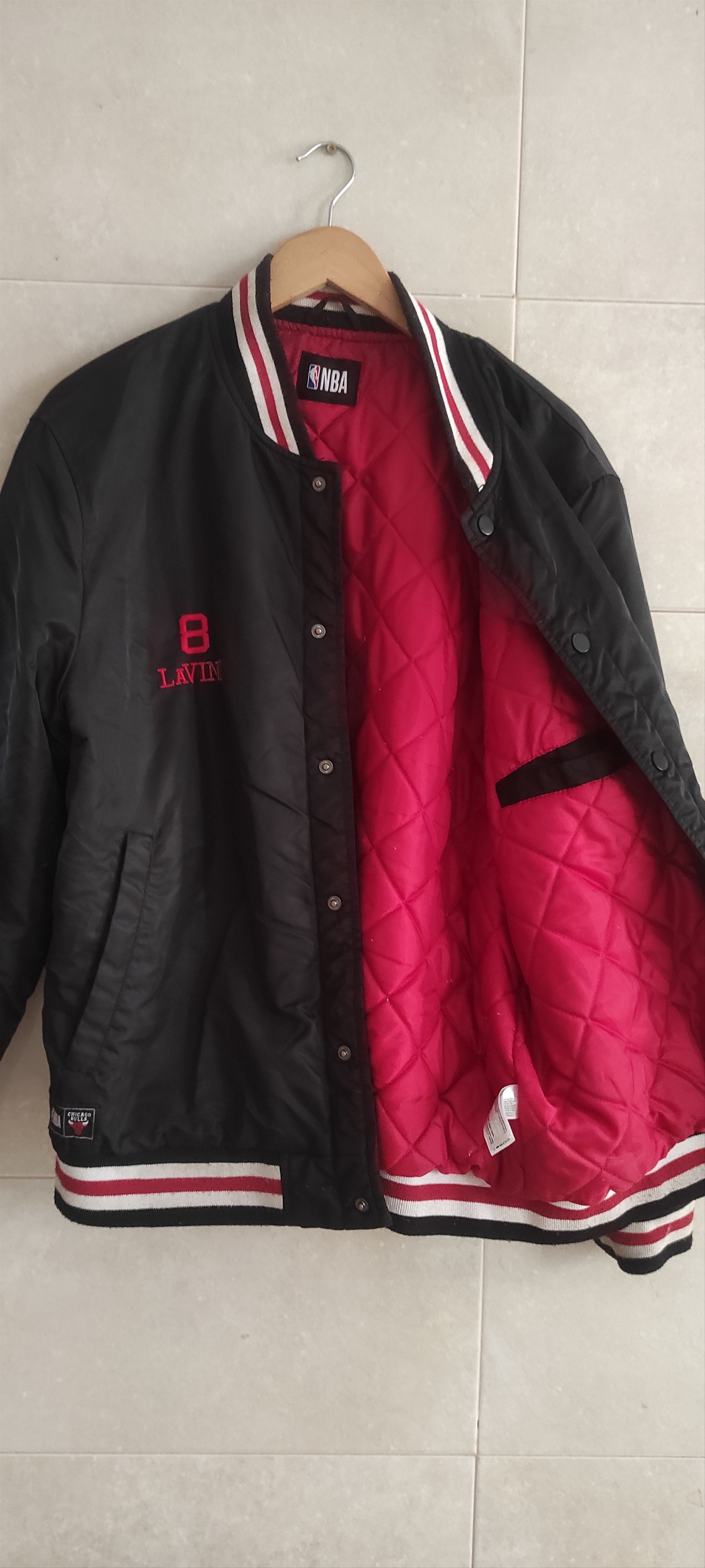 NBA Chicago Bulls NBA Lavine # 8 Primark Bomber Jacket Size XL Size US XL / EU 56 / 4 - 15 Thumbnail