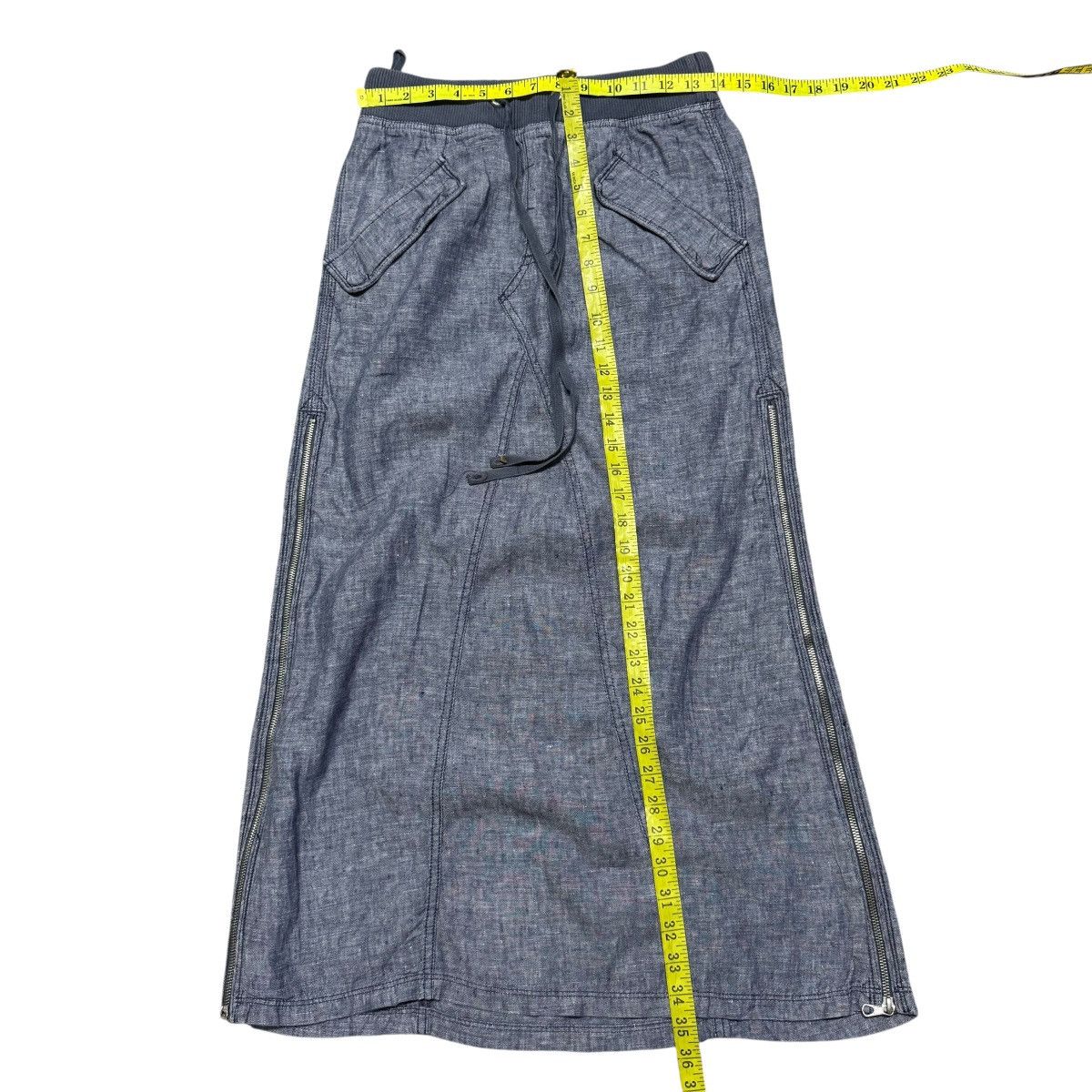 GOA G.O.A Military Denim Skirt Size 28" / US 6 / IT 42 - 17 Thumbnail