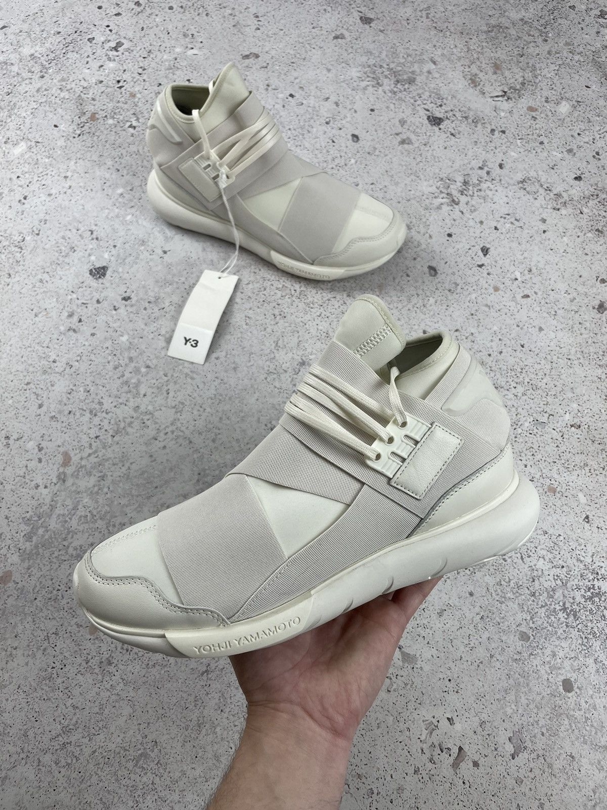Adidas Y-3 Yohji Yamamoto Qasa White Japan Sneakers Size 11