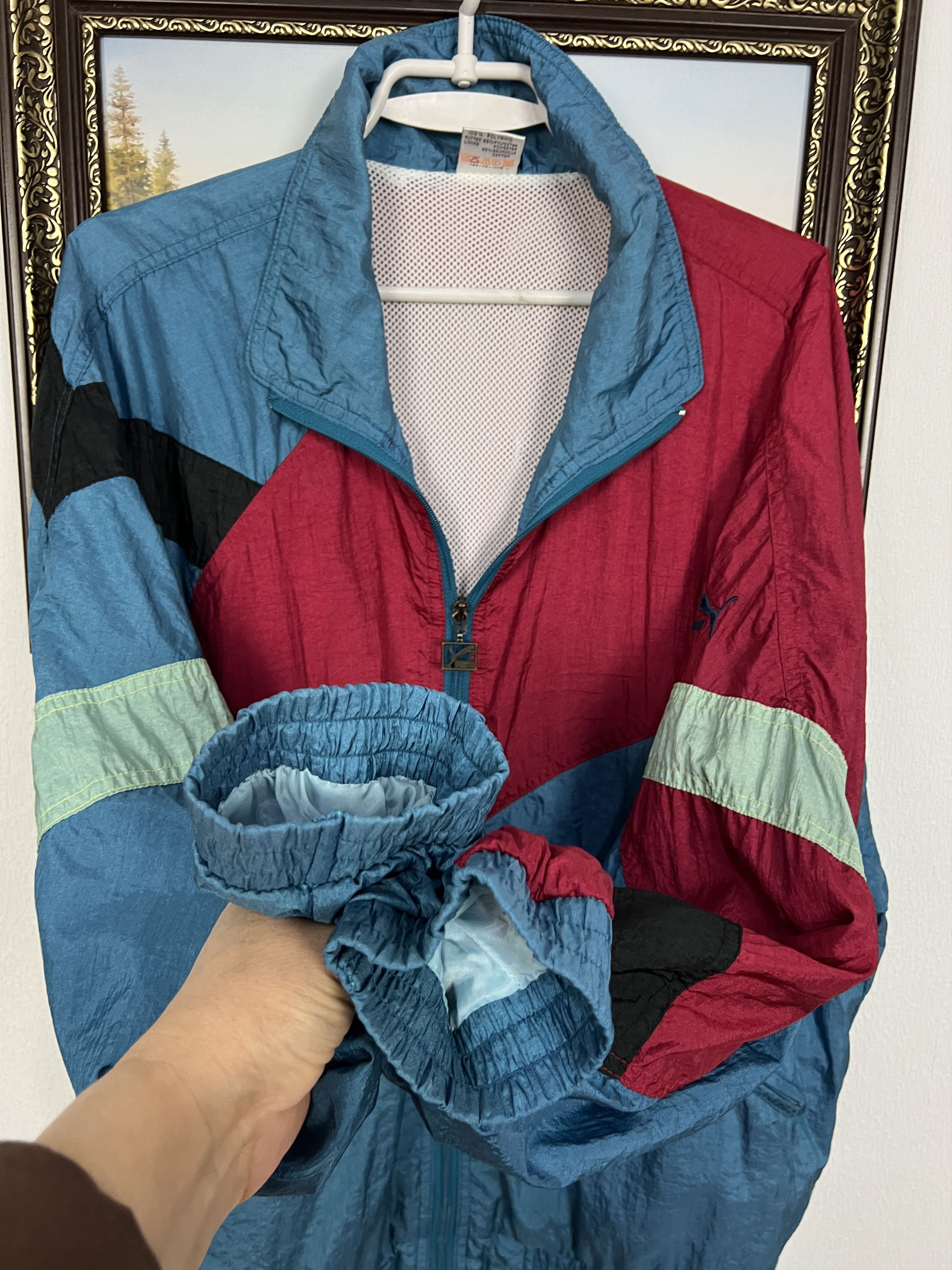 Puma Vintage 80's Sport Track Suit Jacket Pants Set Hype Rare Size US L / EU 52-54 / 3 - 6 Thumbnail