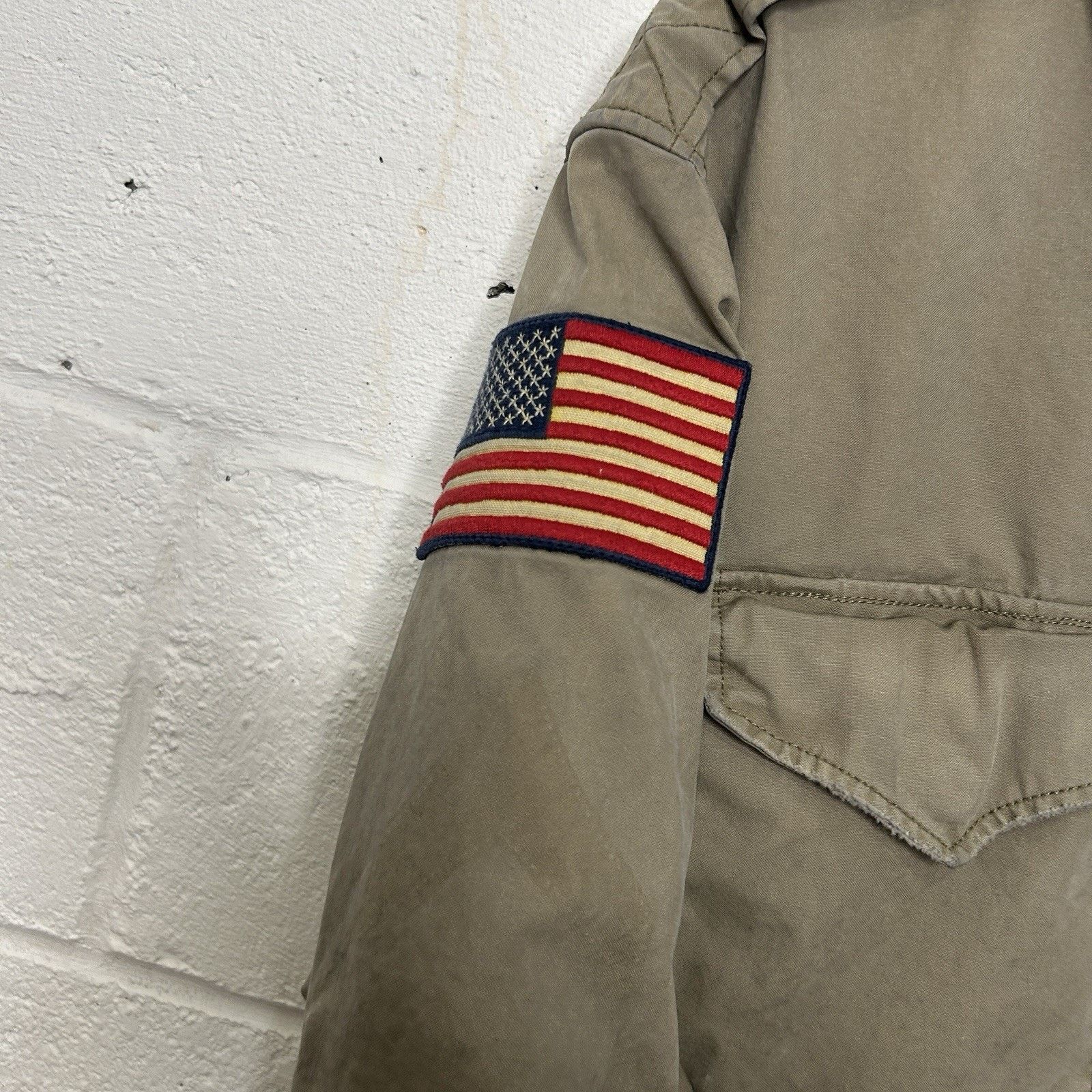 Polo Ralph Lauren VTG Polo Ralph Lauren Military Army Fatigue Jacket “Khaki" Size US S / EU 44-46 / 1 - 4 Thumbnail