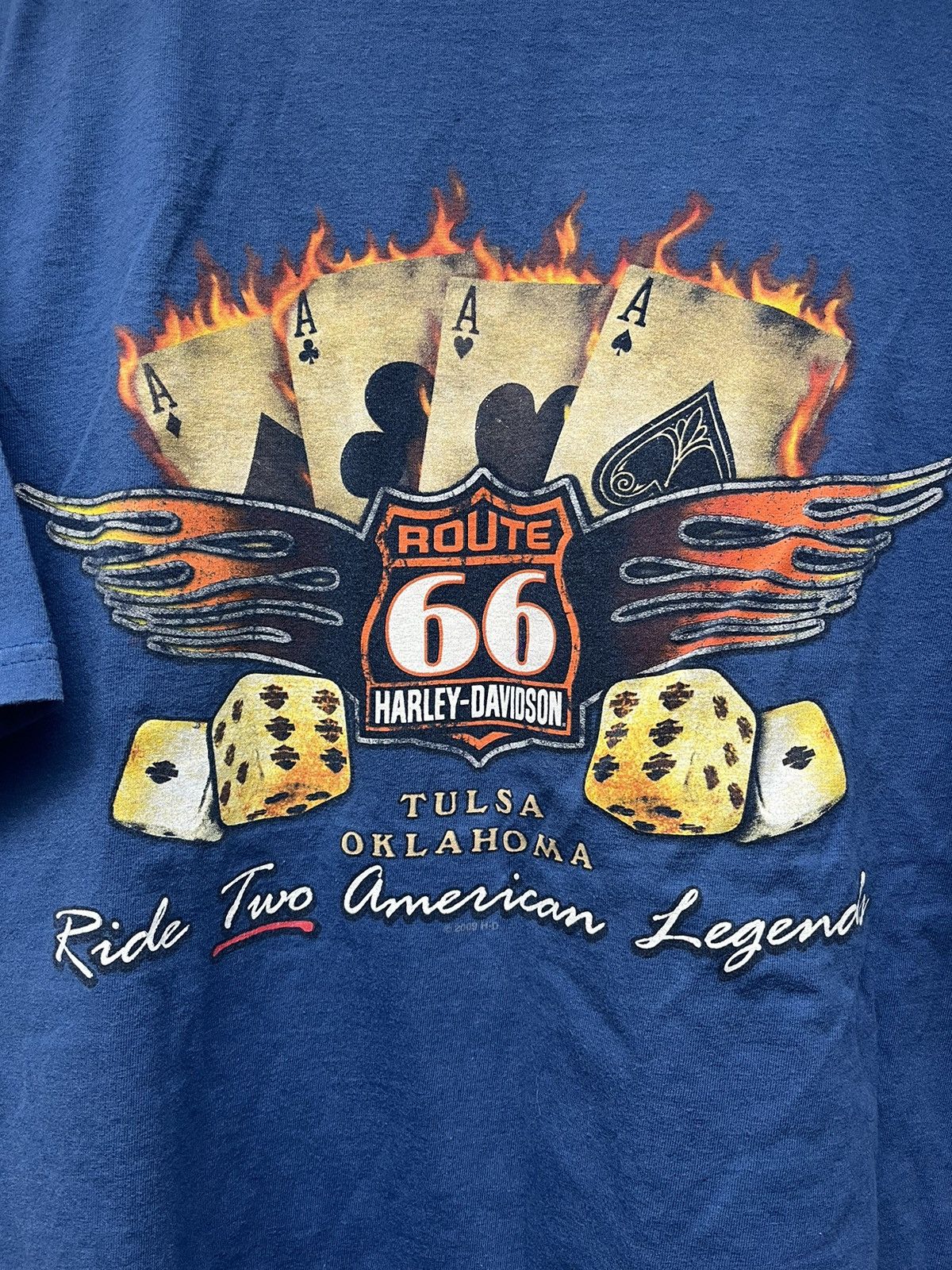 Harley Davidson Vintage Harley Davidson Bad to the Bone Dog Graphic Size US XL / EU 56 / 4 - 5 Thumbnail
