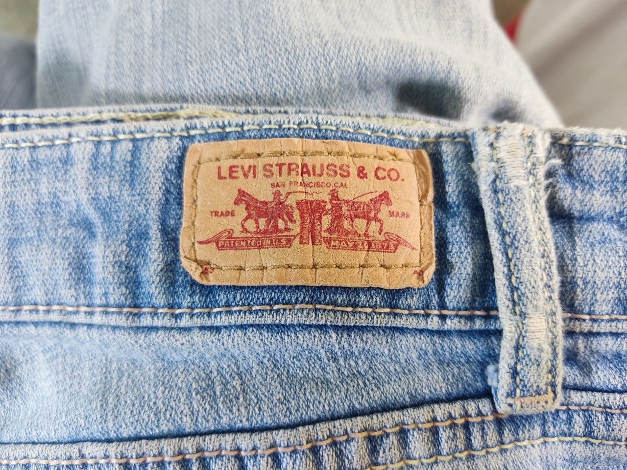 Levi's vintage levis 524 too superlow denim nice design Size 32" / US 10 / IT 46 - 3 Thumbnail