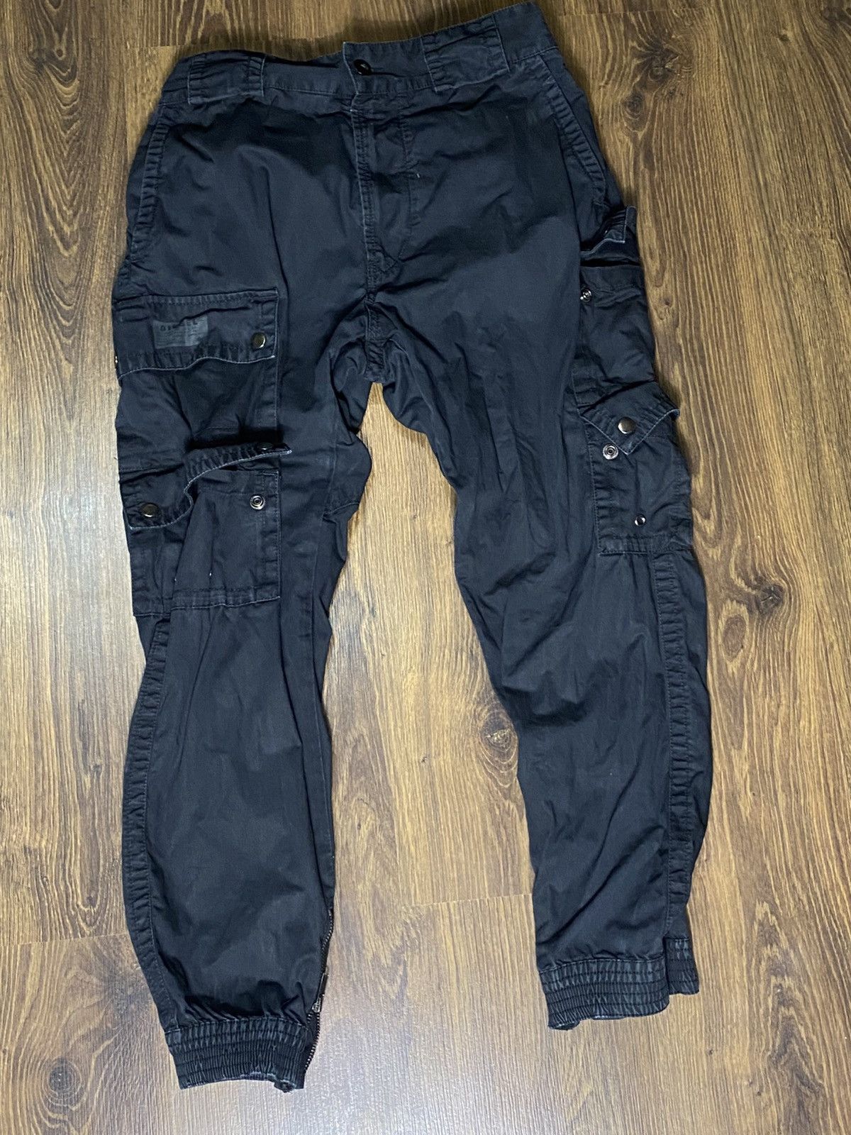 Diesel Vintage Diesel Cargo Pants reconstruct design parachute 30 Size US 30 / EU 46 - 1 Thumbnail