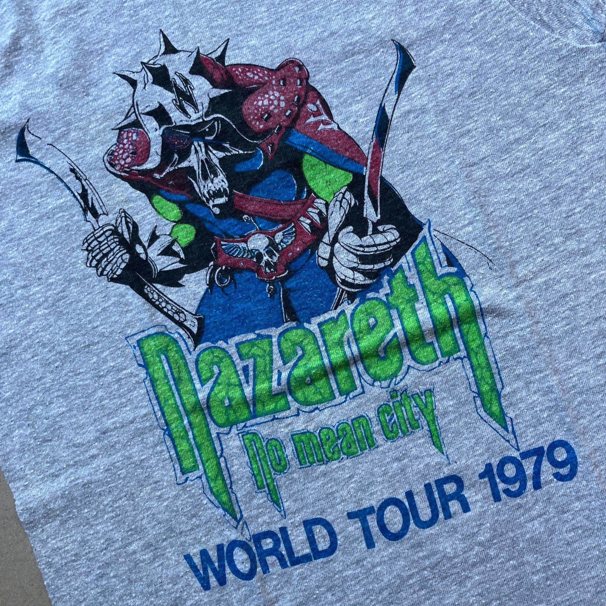 Hanes Nazareth No Mean City, World Tour 1979, Hanes XL 18-20, USA, Size US S / EU 44-46 / 1 - 2 Thumbnail