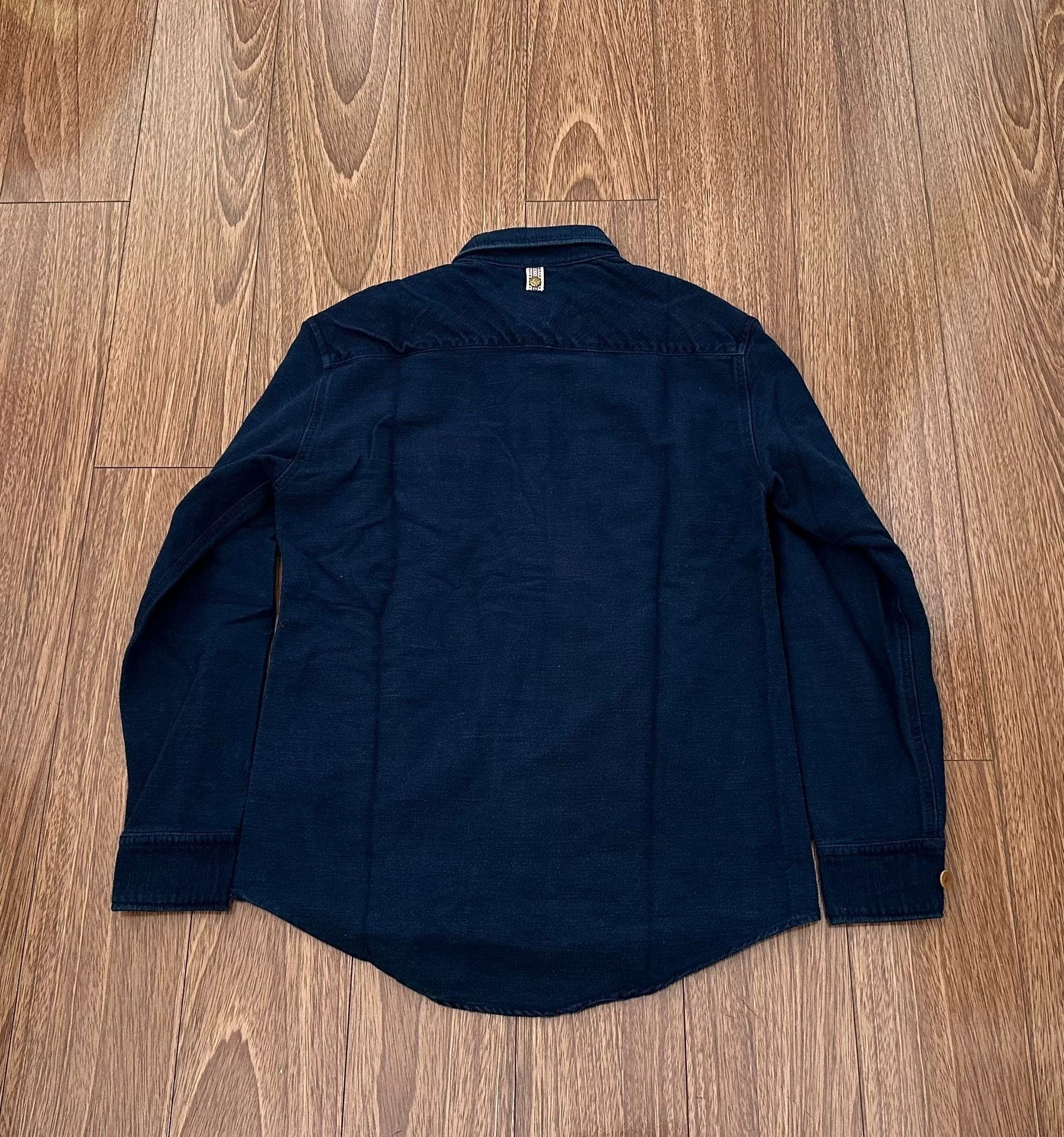 Visvim VISVIM BLACK ELK Flannel Overdye Indigo Size 1 Unworn Size US S / EU 44-46 / 1 - 2 Thumbnail
