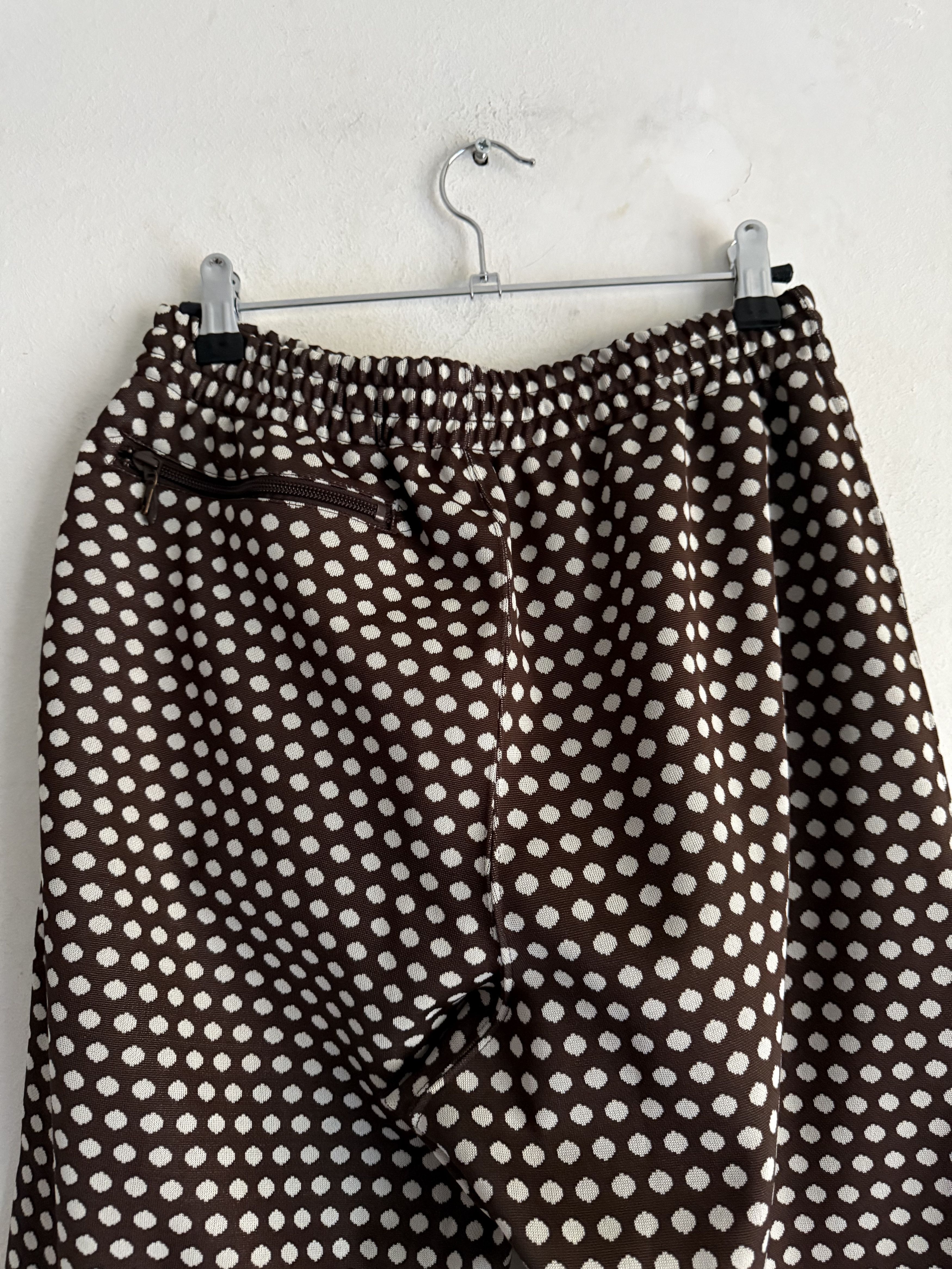 Needles Brown Jacquard Polka Dot Track Pants Size US 30 / EU 46 - 10 Thumbnail