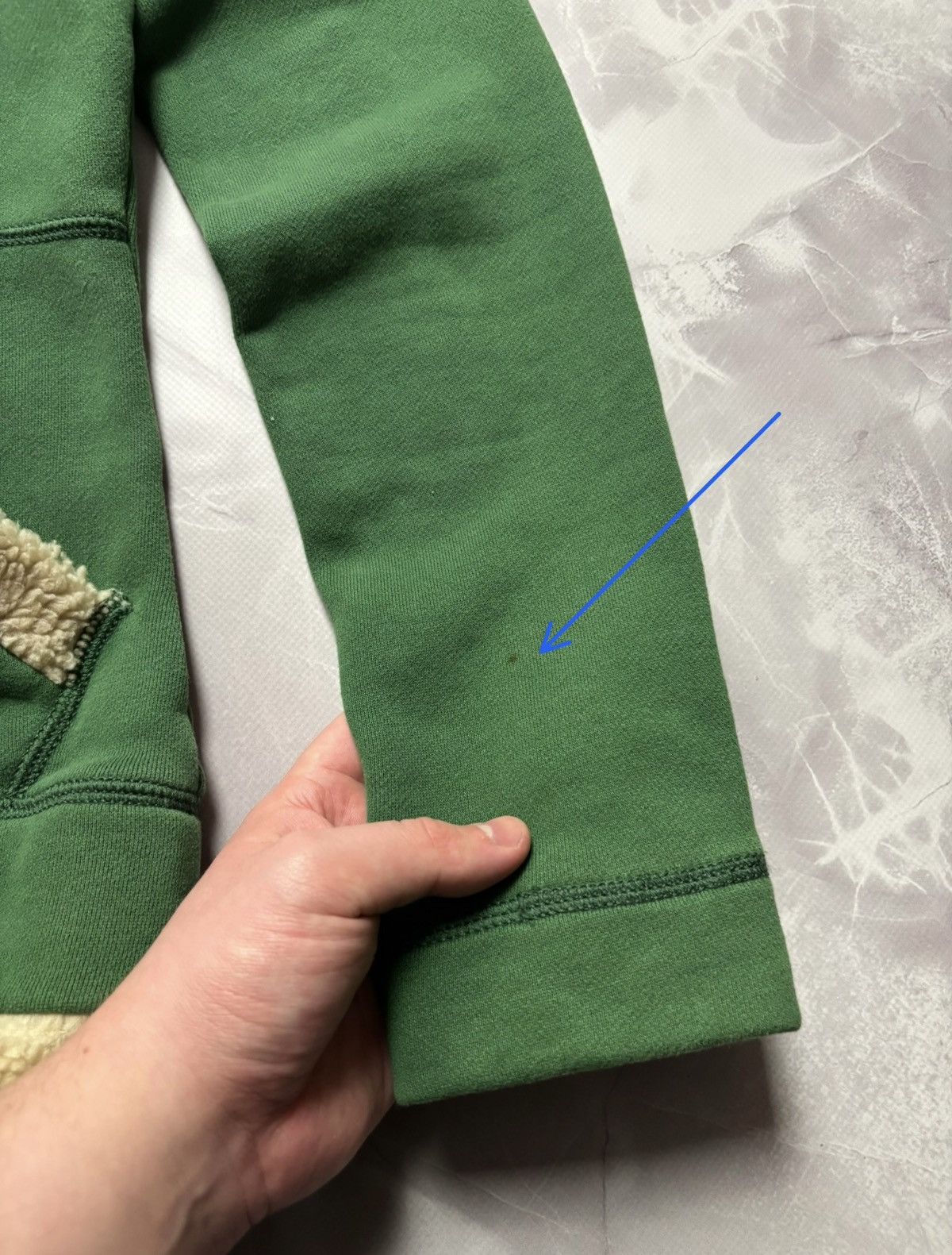 Napapijri Napapijri Flag Green Zip Hoodie Sherpa Trim Ski Patch Size M / US 6-8 / IT 42-44 - 6 Thumbnail