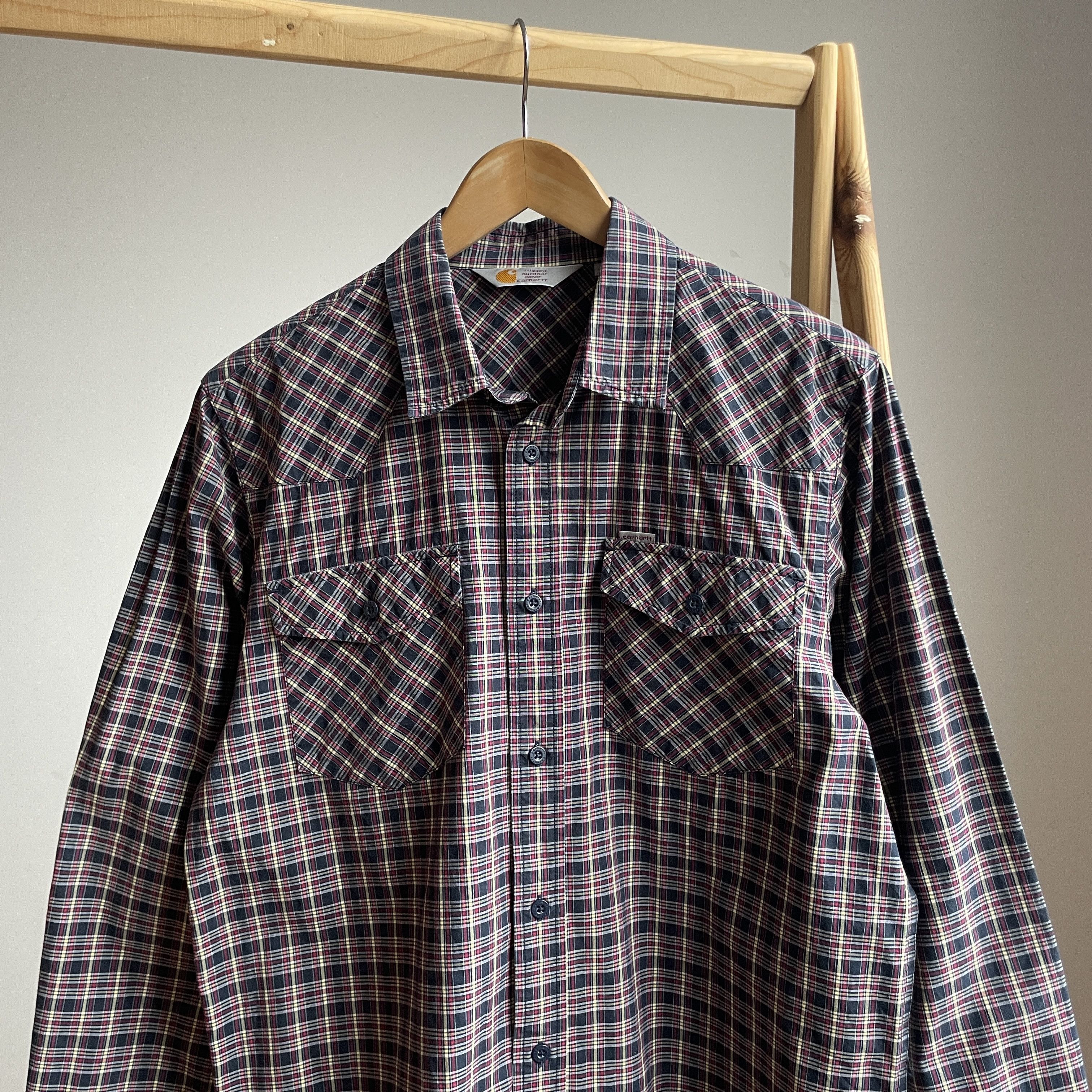 Carhartt Carhartt Plaid Down Western Shirt Size L Size US L / EU 52-54 / 3 - 3 Thumbnail