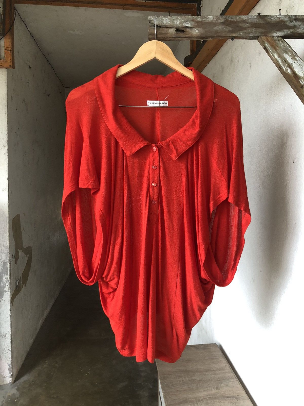 Issey Miyake Rare❗️Issey Miyake Tsumori Chisato Oversized Blouse Size L / US 10 / IT 46 - 1 Thumbnail