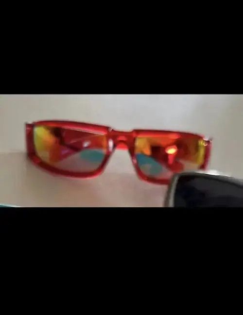 Other Retro Style Red Frame Glasses 🖍 Size ONE SIZE - 2 Thumbnail