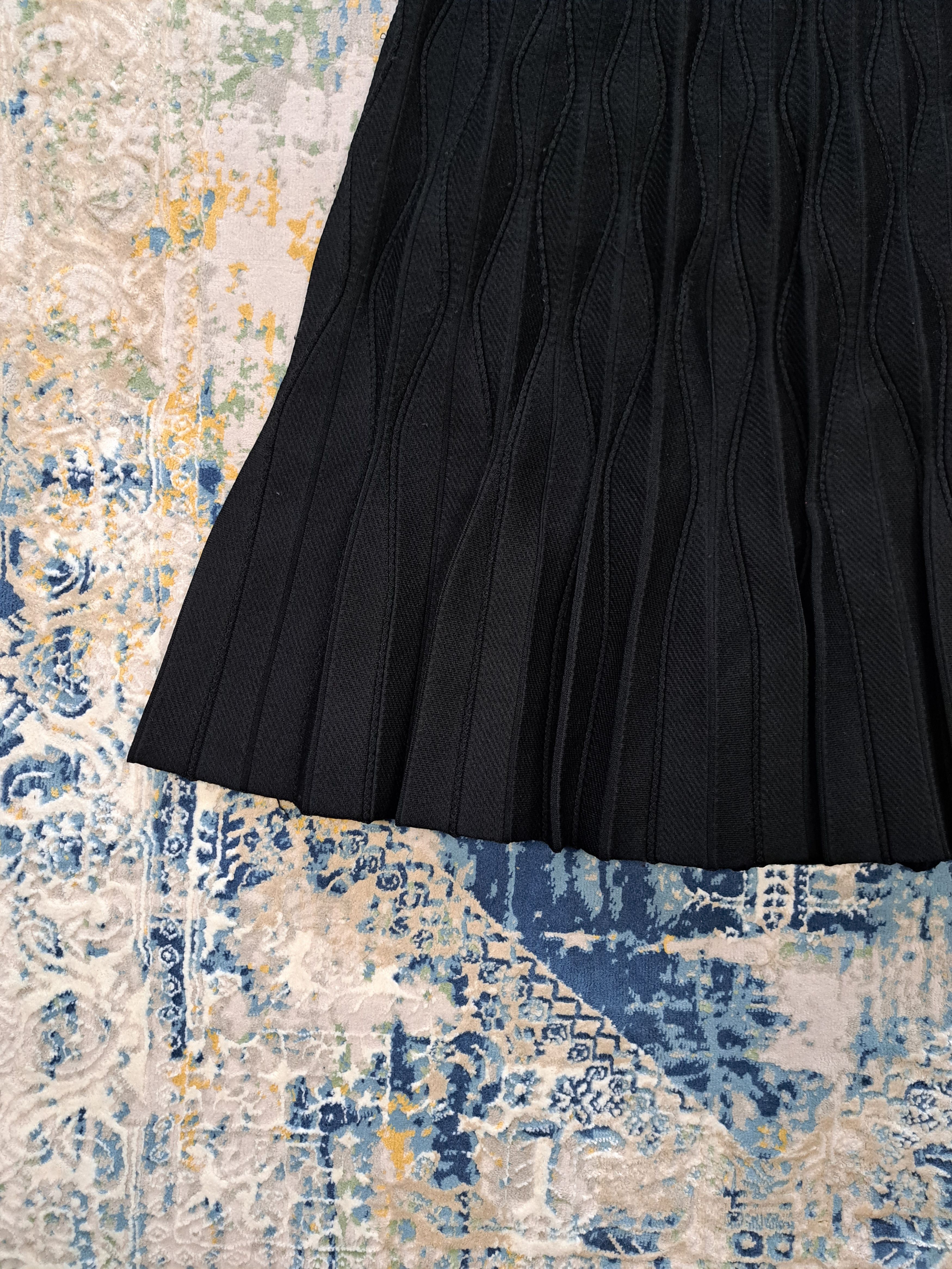 Sandro Archive Sandro Paris Pleats Plissed Skirt Designer High End Size 30" / US 8 / IT 44 - 4 Thumbnail
