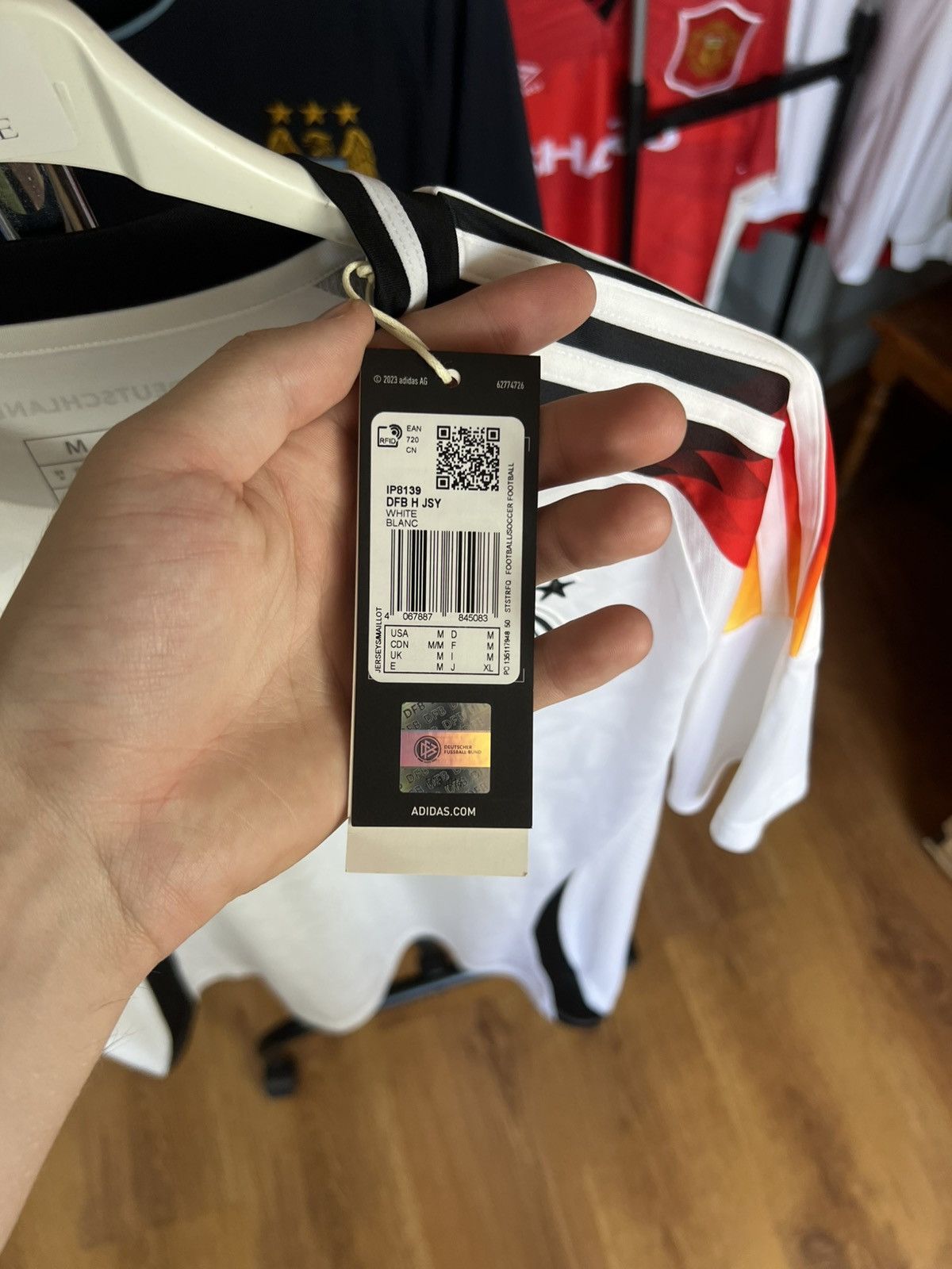 Adidas Soccer Jersey Adidas Germany 2024/25 Musiala #10 Size US M / EU 48-50 / 2 - 7 Thumbnail