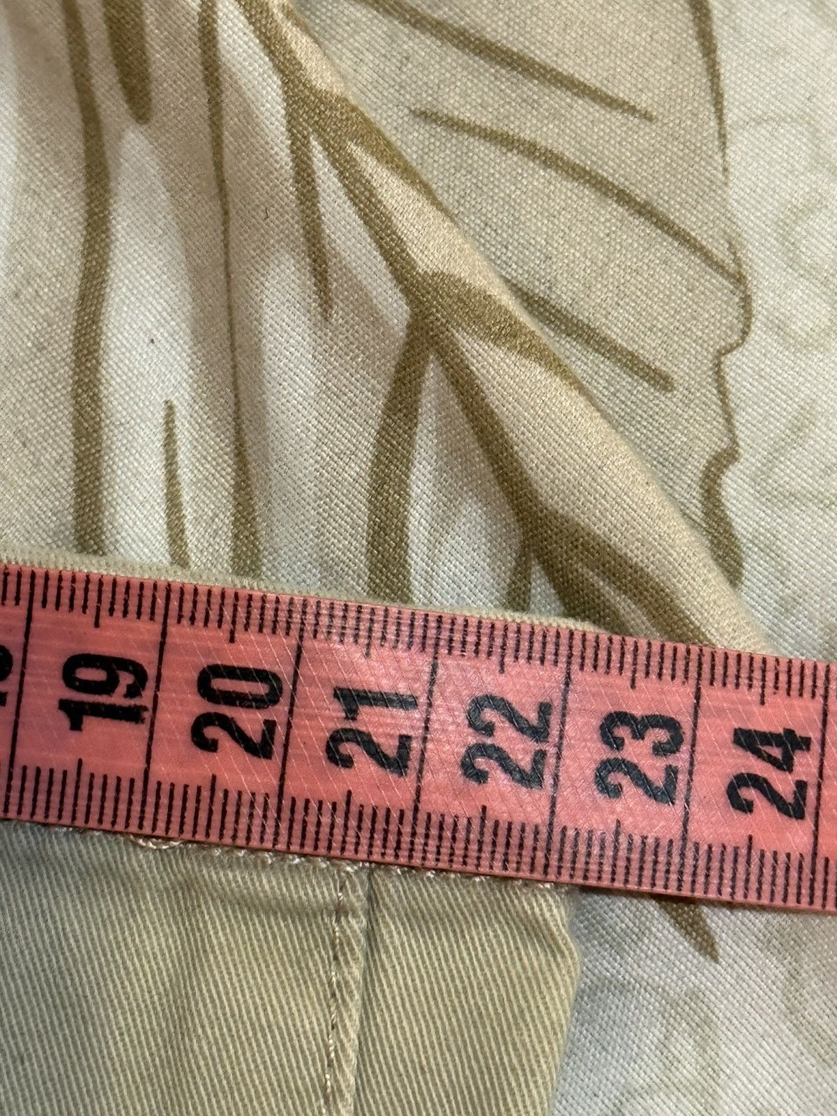 Yves Saint Laurent 34x32 YSL Jeans Beige Denim Pants Casual Old Money Size US 34 / EU 50 - 19 Thumbnail