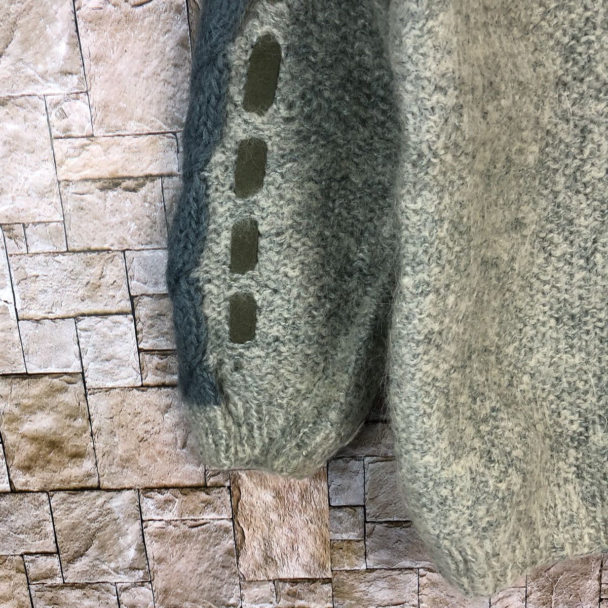 Vintage Japan vintage Grey Mohair Knitwear #A509 Size XS / US 0-2 / IT 36-38 - 7 Thumbnail