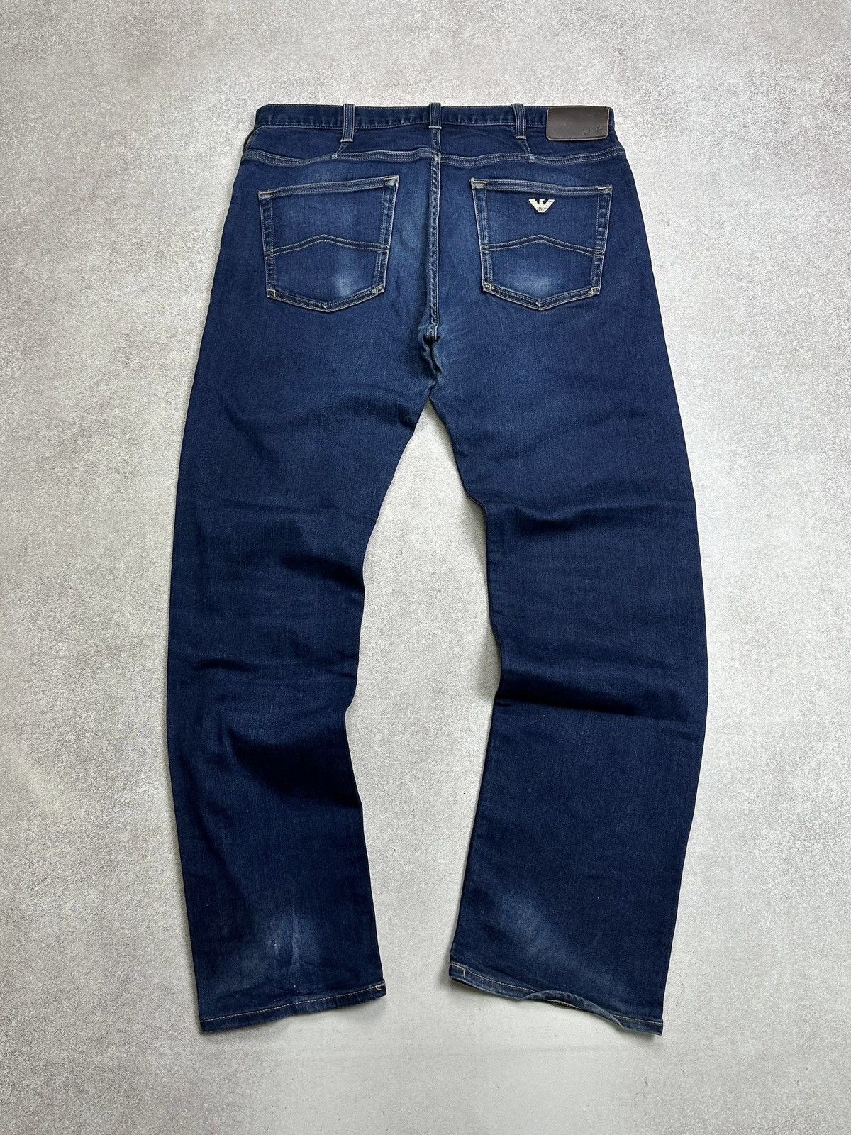 Armani Vintage Armani Metal Logo Baggy Jeans Rare Y2K 34 Size US 34 / EU 50 - 1 Thumbnail