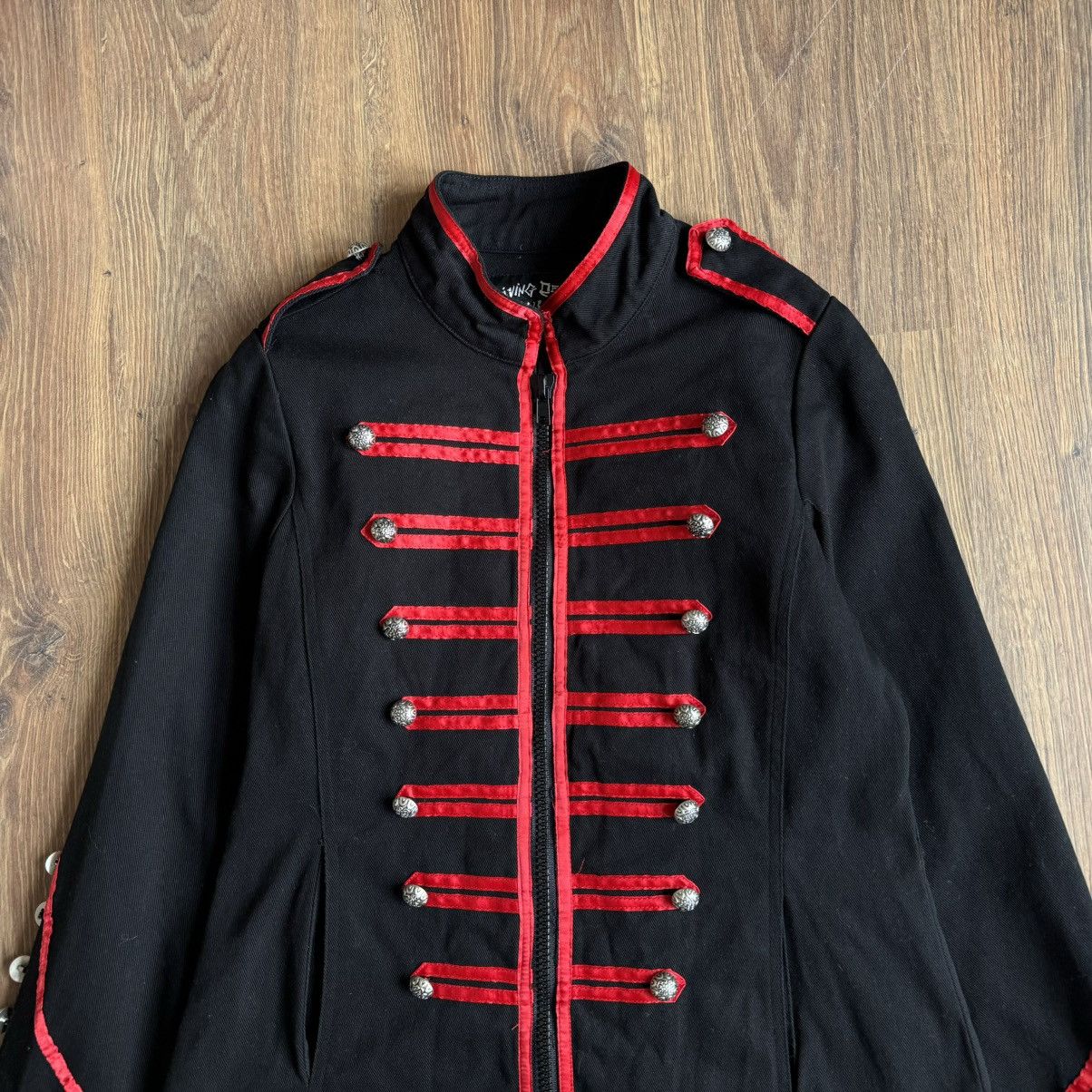 Other Living Dead Souls Gothic Vampire Napoleon Jacket Corset Size M / US 6-8 / IT 42-44 - 2 Thumbnail