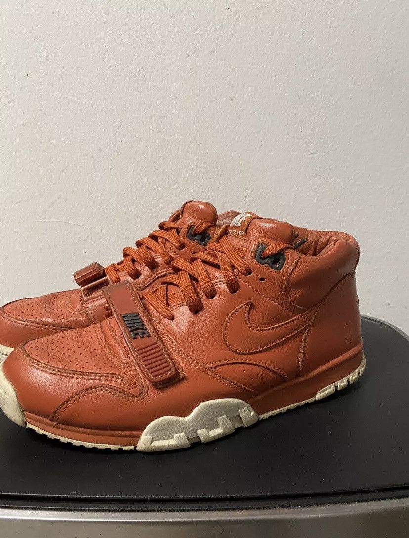 Fragment Design × Hiroshi Fujiwara × Nike Nike Air x Fragment Designs Trainer 1 Orange Size 8.5 Rare Size US 8.5 / EU 41-42 - 2 Thumbnail