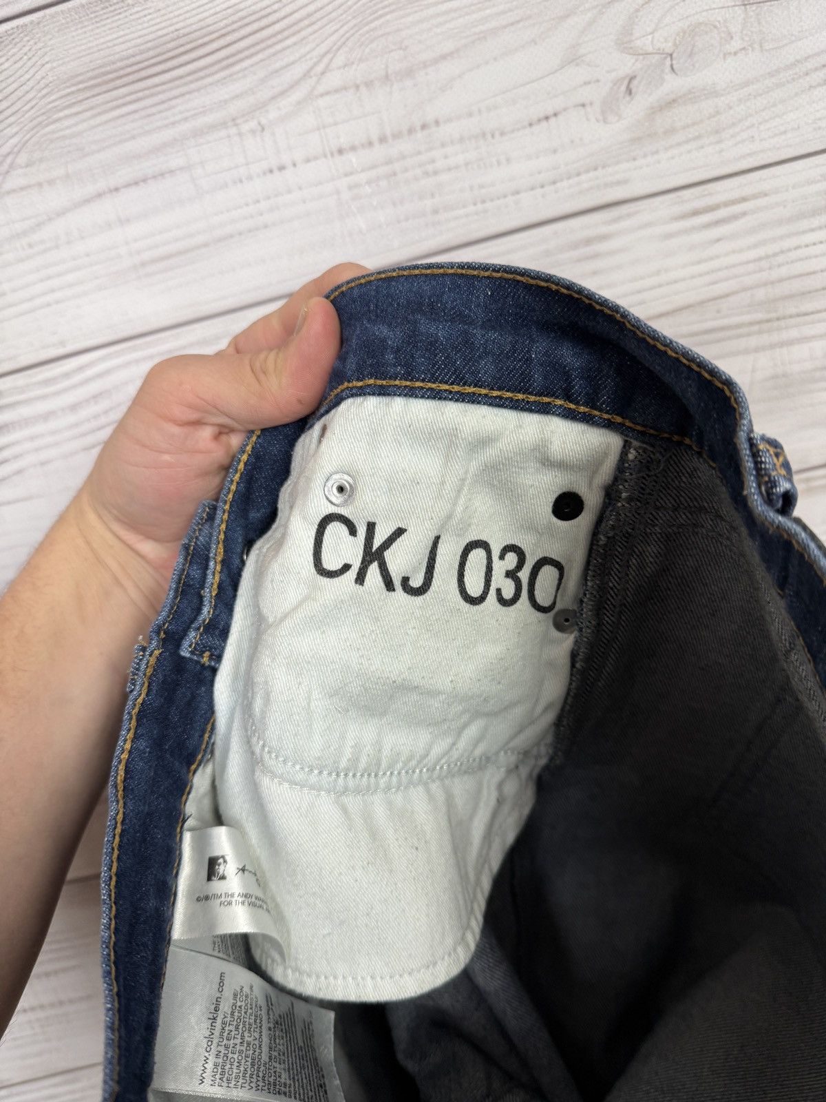Andy Warhol Calvin klein Andy Warhol Jeans red picture Size US 29 - 19 Thumbnail