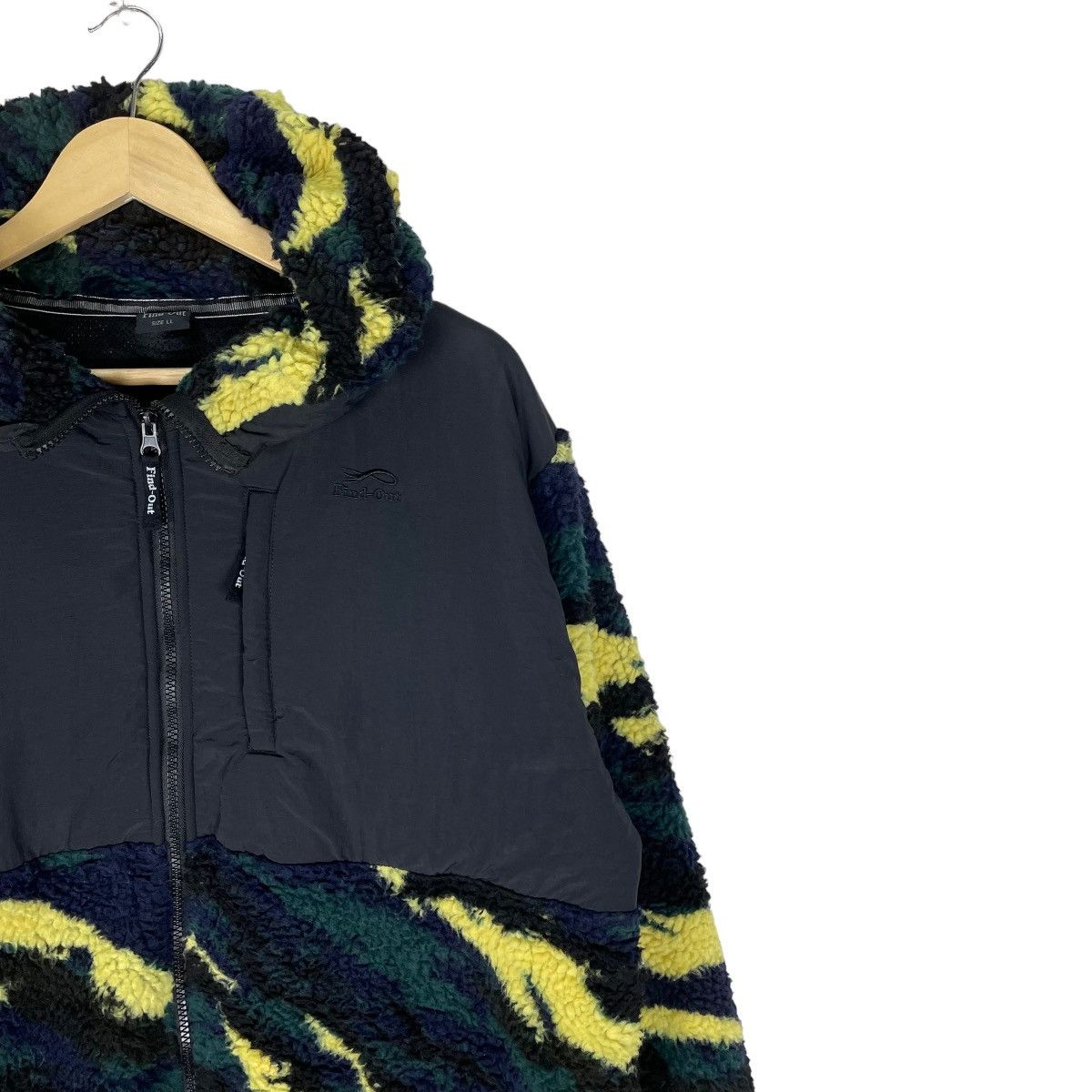 Japanese Brand ❄️FIND OUT CAMOUFLAGE HOODIE FLEECE ZIPPER JACKET Size US L / EU 52-54 / 3 - 6 Thumbnail