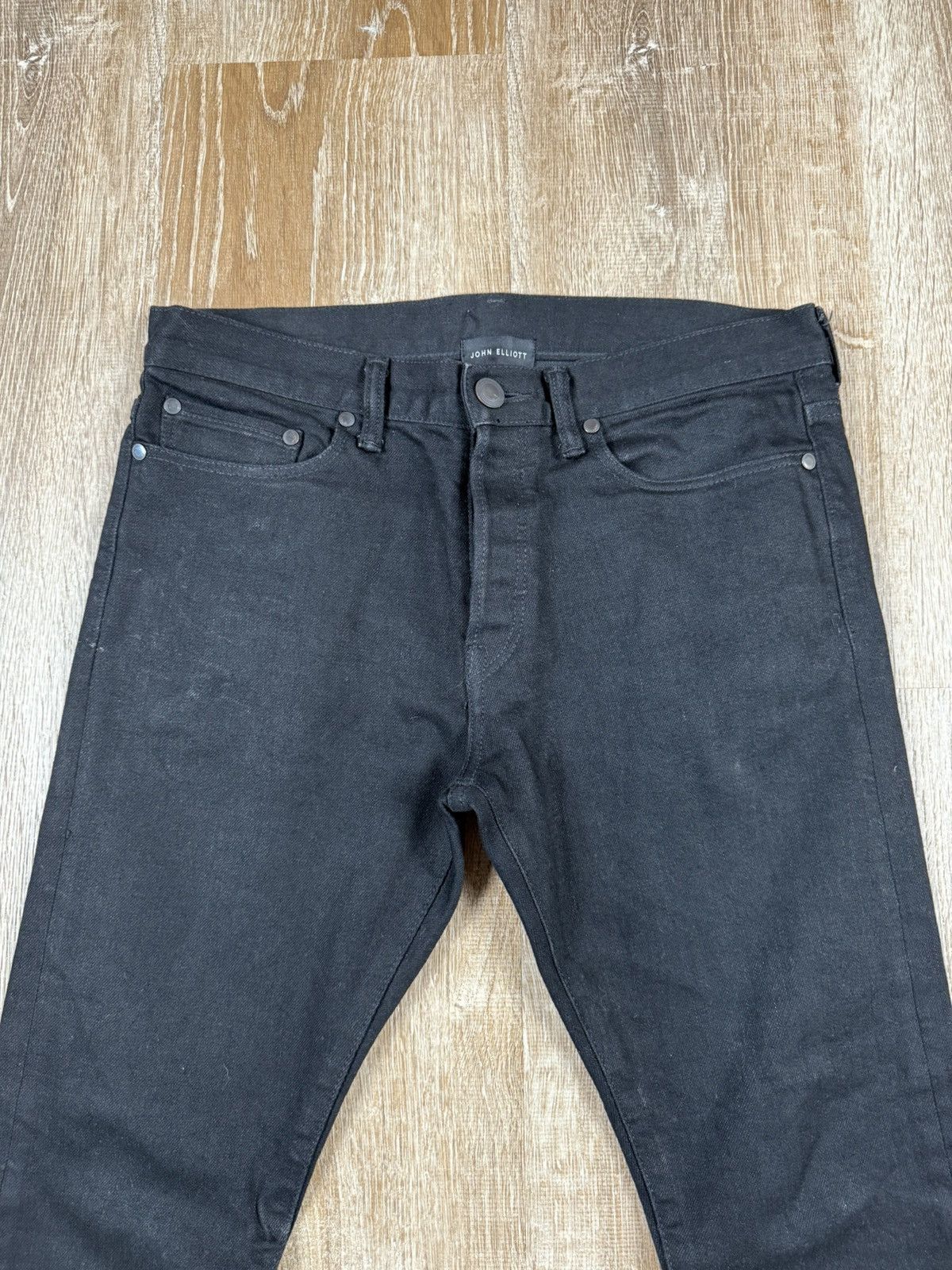 John Elliott John Elliott Black Jeans Size US 31 - 10 Thumbnail