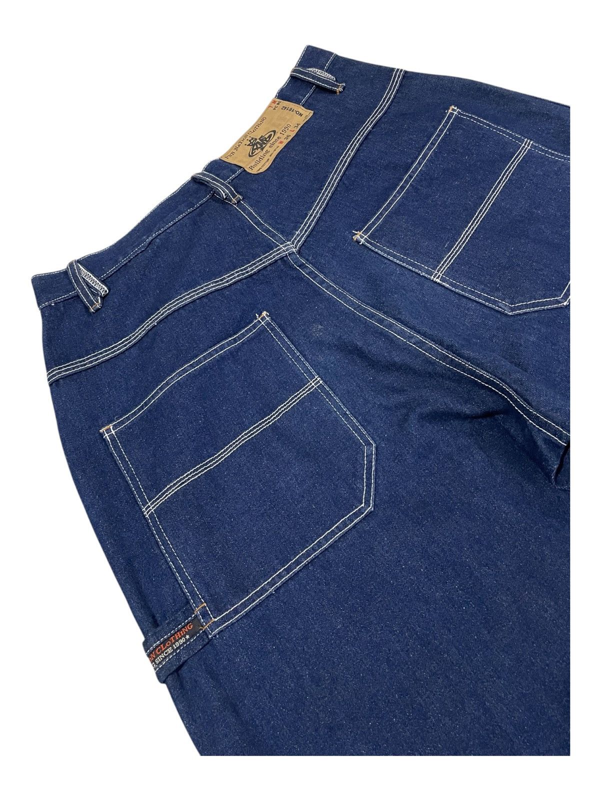 Eminem × JNCO × Rap Tees Y2K PNB Nation Eminem Super Baggy Rap Carpenter Skater Jeans Size US 36 / EU 52 - 4 Thumbnail