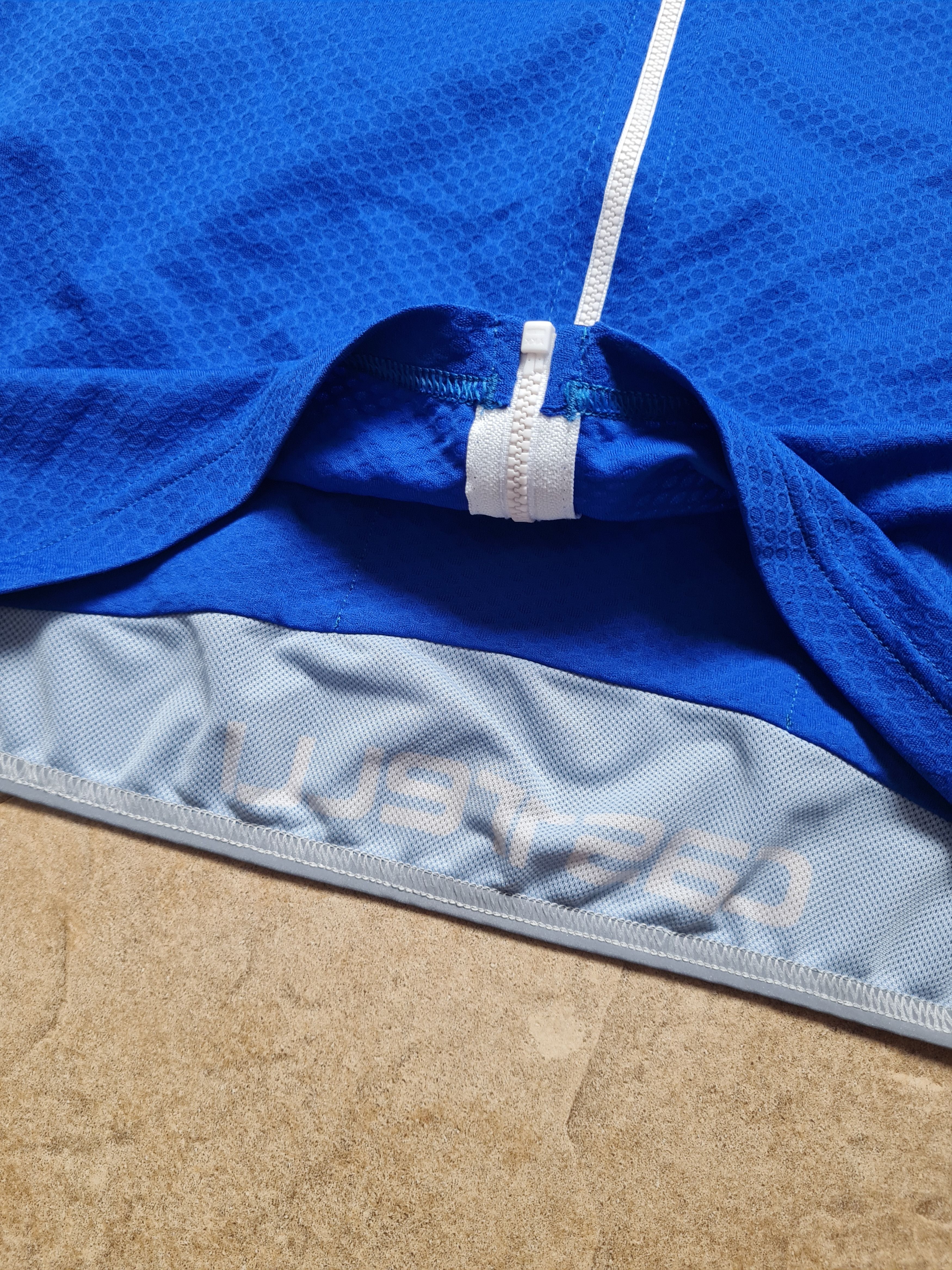 Other Bike Shirt CASTELLI ENTRANTA CYCLING Shirt Blue YKK VISLON Size US XXL / EU 58 / 5 - 7 Thumbnail