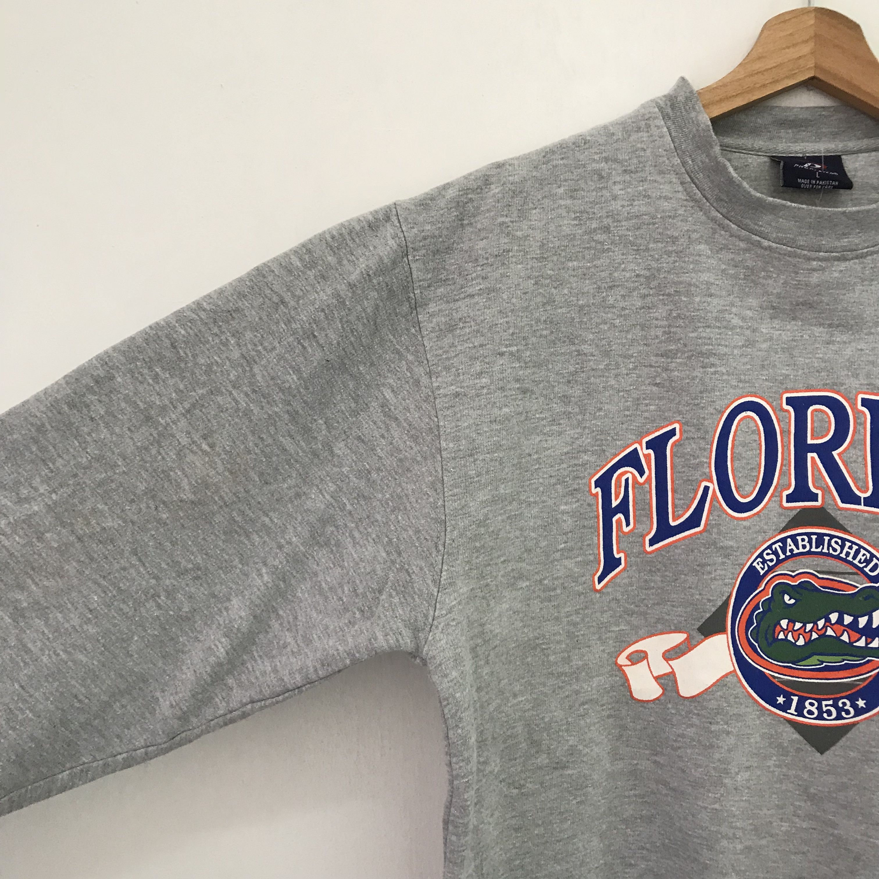 NCAA Vintage 90s Florida Gators Ncaa Gray Sweatshirt - 518 Size US M / EU 48-50 / 2 - 4 Thumbnail