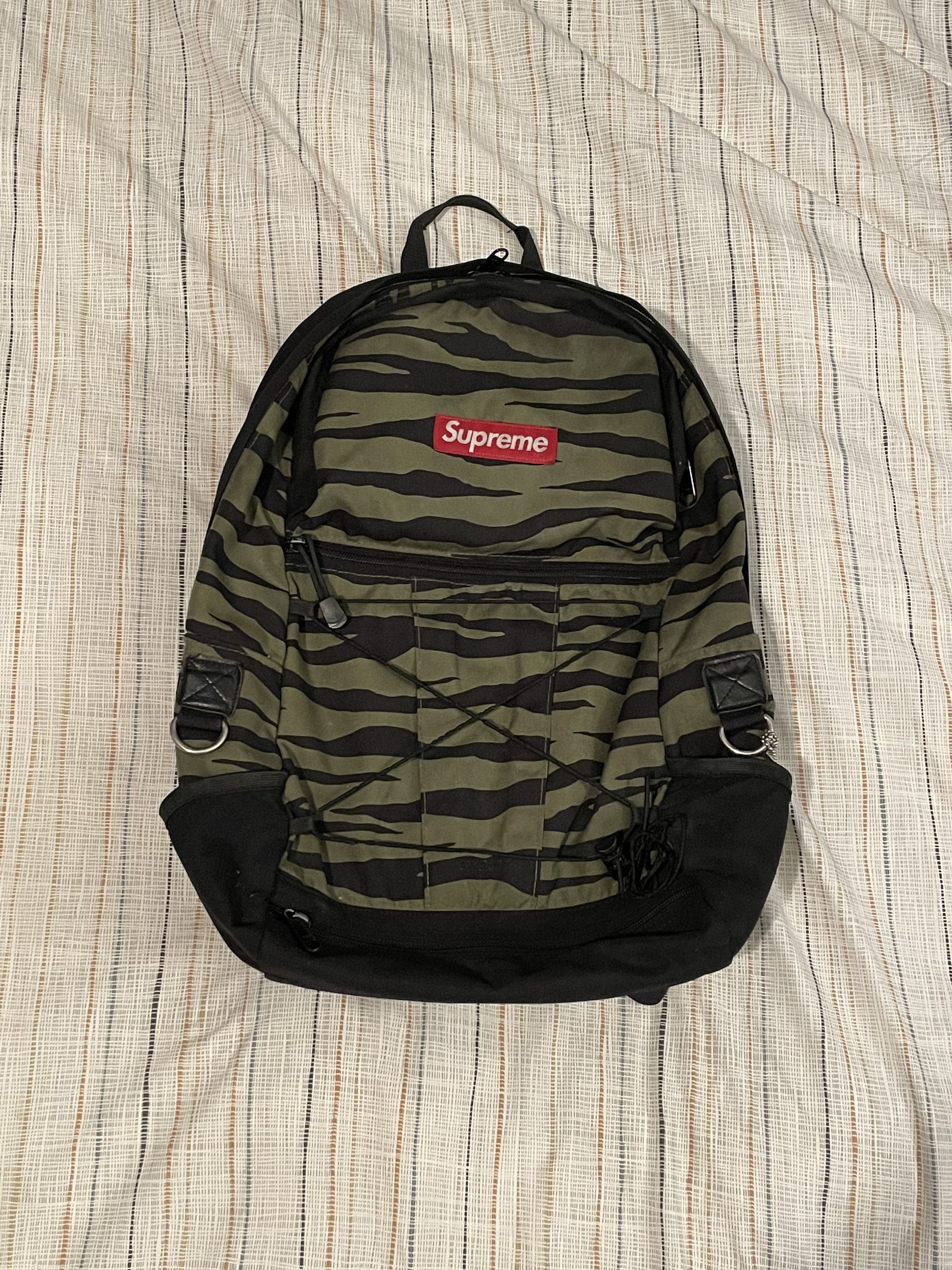 Pre-owned Supreme Zebra Backpack (2011) In Green Zebra