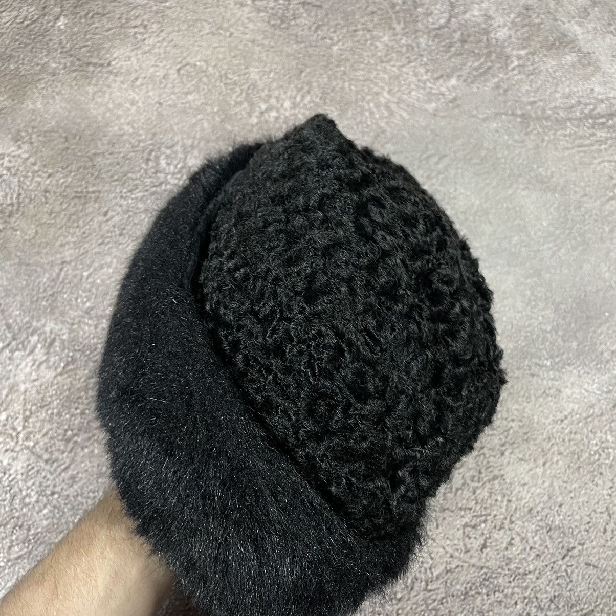 Vintage Vintage 90s Alt Beanie Mohair Ushanka Faux American VTg Size ONE SIZE - 2 Thumbnail