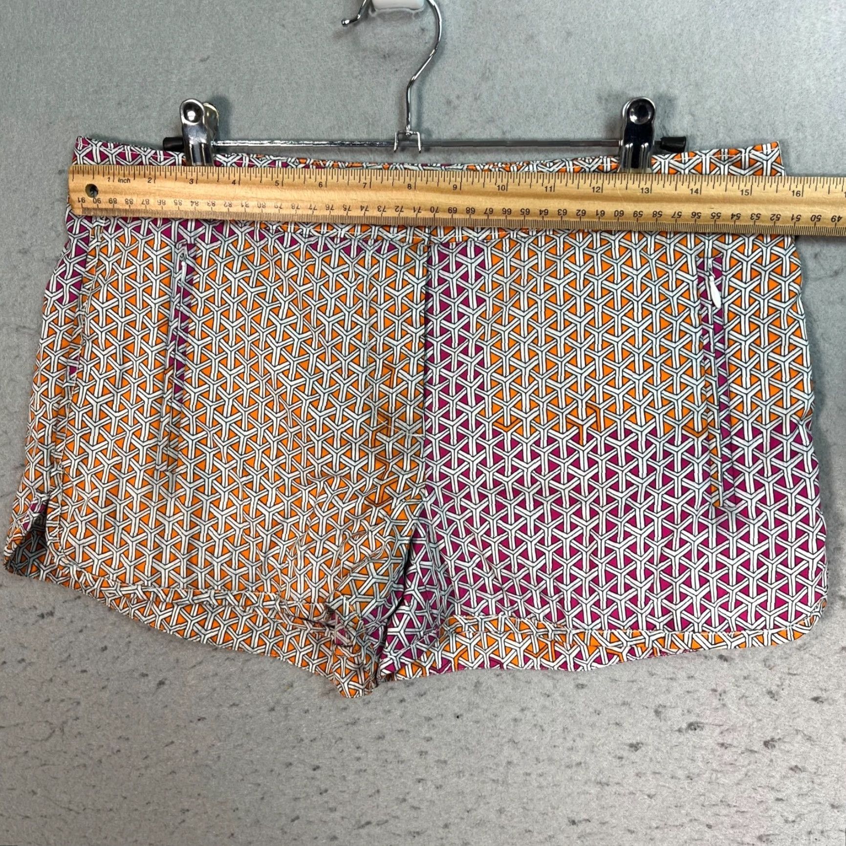 Tibi Tibi Shorts Adult Womens Size 2 Multicolor Geometric Print Cotton Blend Size 26" / US 2 / IT 38 - 5 Thumbnail