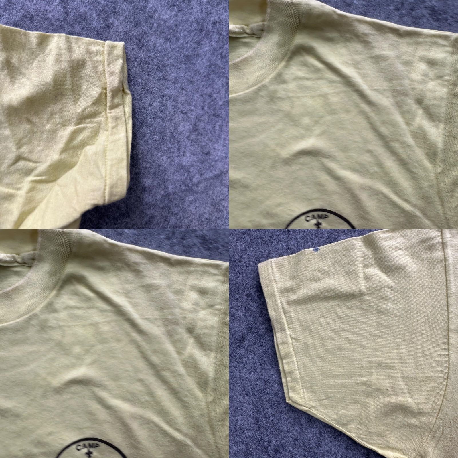 Vintage VINTAGE Camp Mattatuck Shirt Mens Large Yellow Graphic BSA Scout Camp 1987 80s Size US L / EU 52-54 / 3 - 9 Thumbnail