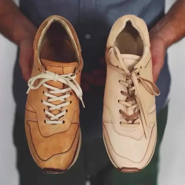 Hender Scheme Hender Scheme Men's Leather Trainers color-evolving 41 new Size US 8 / EU 41 - 1 Thumbnail