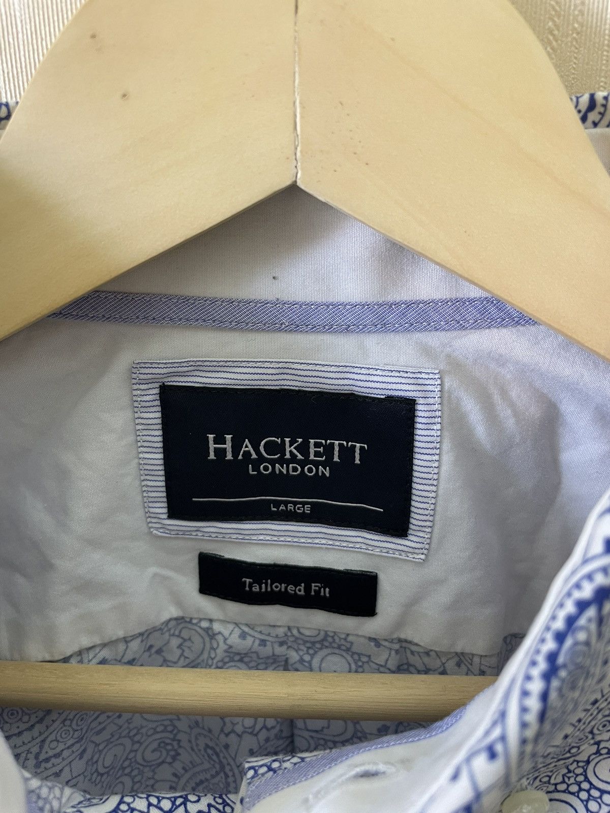 Hackett Hackett London streetwear printed shirt Size US L / EU 52-54 / 3 - 5 Thumbnail