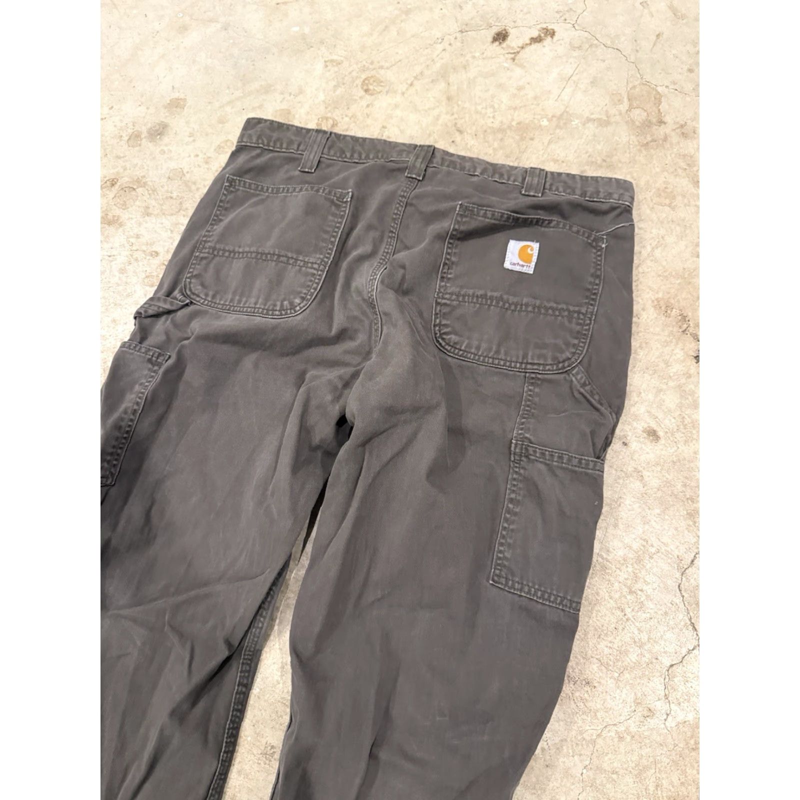 Carhartt Carhartt Mens Pants B324 DFE 38x34 (36x32) brown Work Grunge utility Distressed casual Size US 36 / EU 52 - 5 Thumbnail