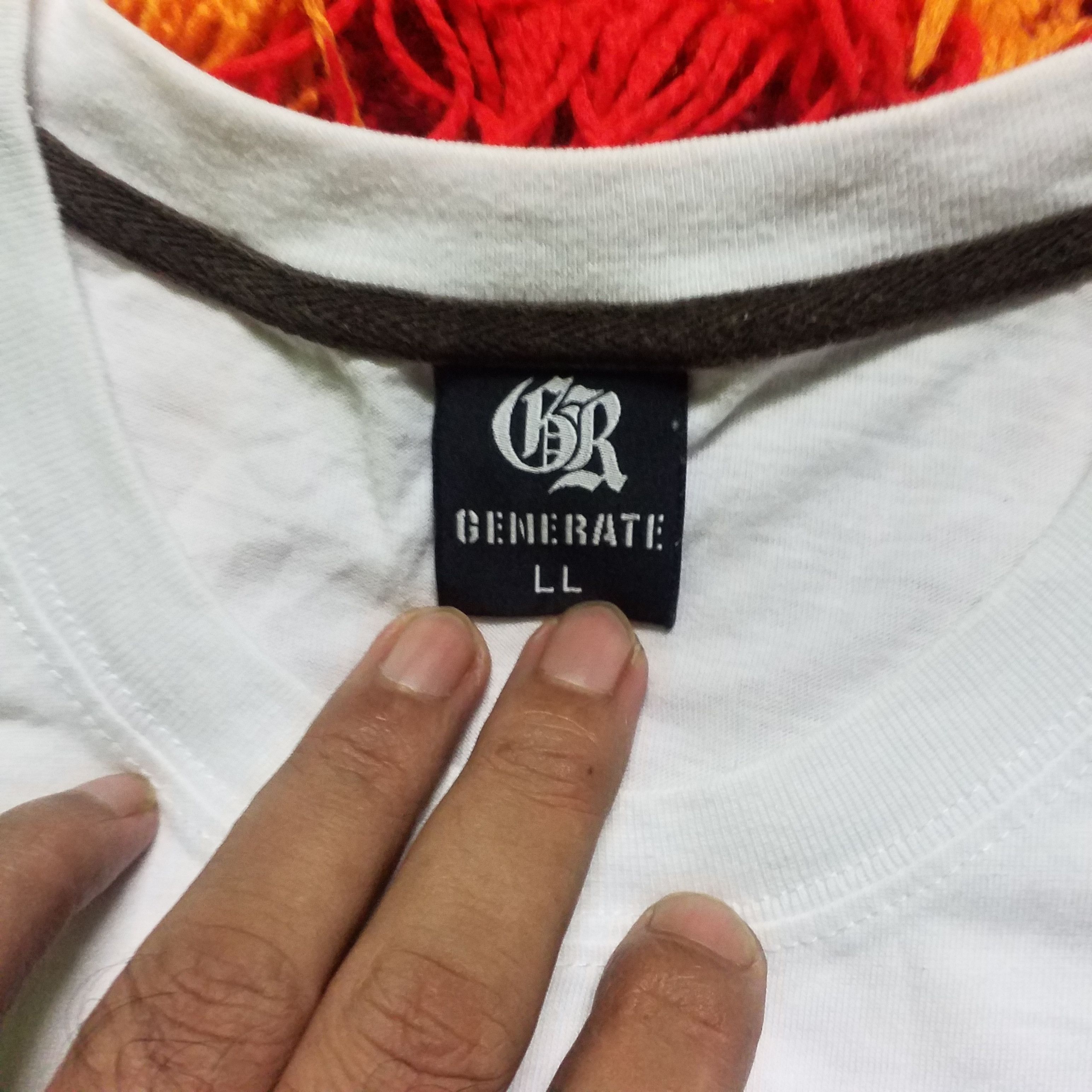 Japanese Brand ENGINE THAT RISES GROAN OF REJOICING GENERATE Size US XL / EU 56 / 4 - 3 Thumbnail