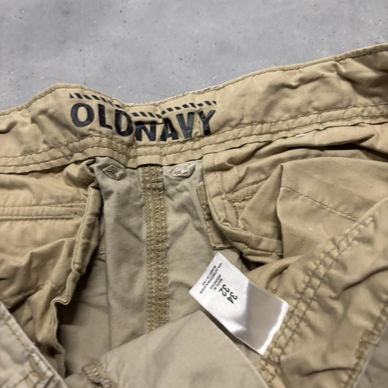 Japanese Brand × Vintage Crazy Vintage Y2K/2000s Khaki Streetwear Skater Cargo Pants! Size US 34 / EU 50 - 7 Thumbnail