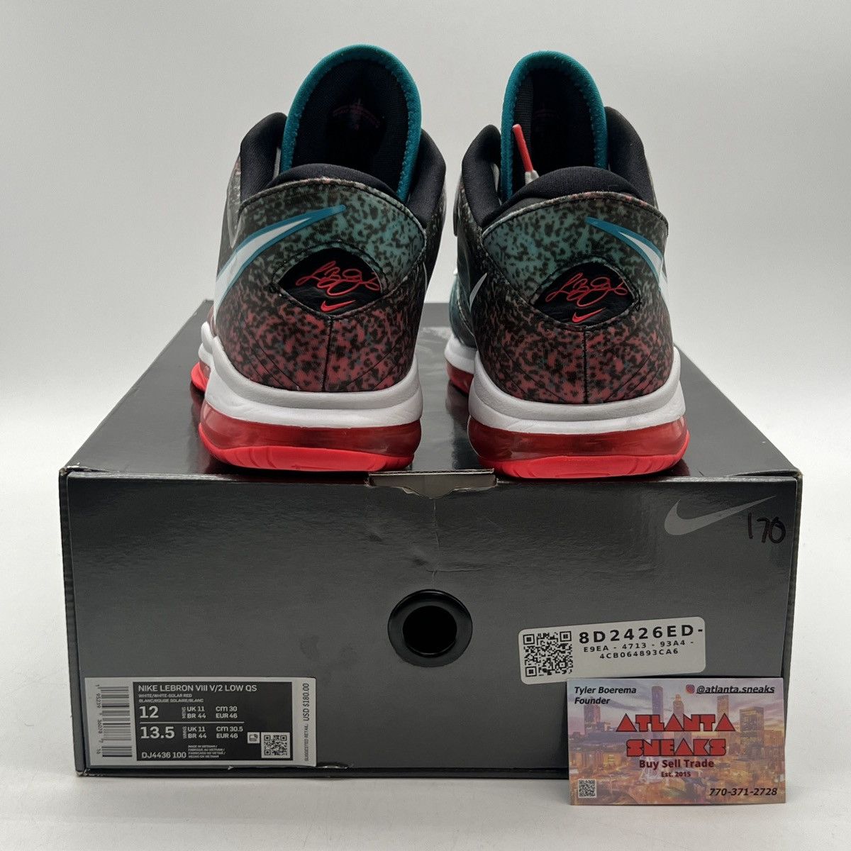 Nike Lebron 8 low Miami night Size US 12 / EU 45 - 3 Thumbnail