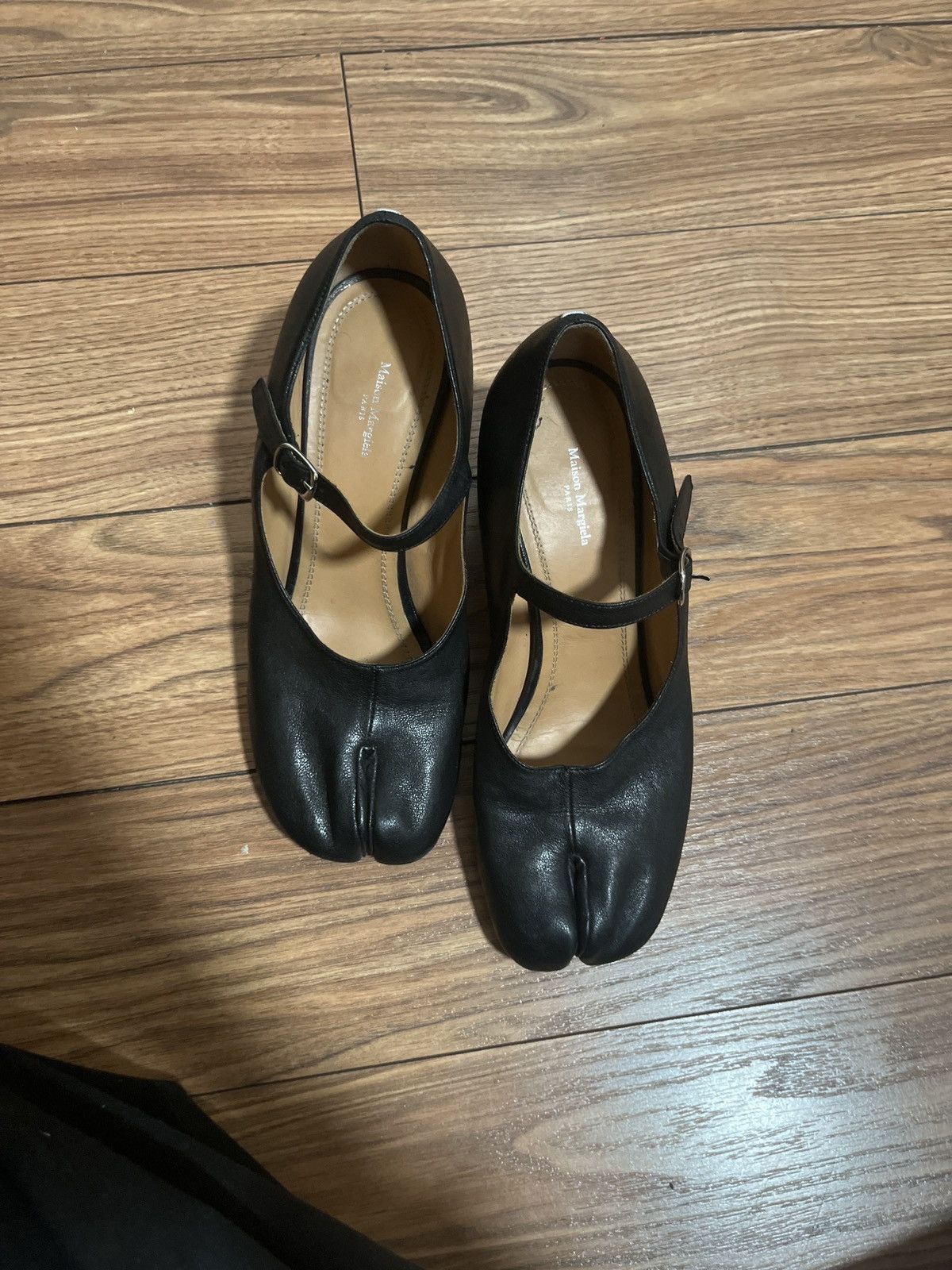 Maison Margiela Black Tabi mary jane heels Size US 10 / IT 40 - 1 Thumbnail