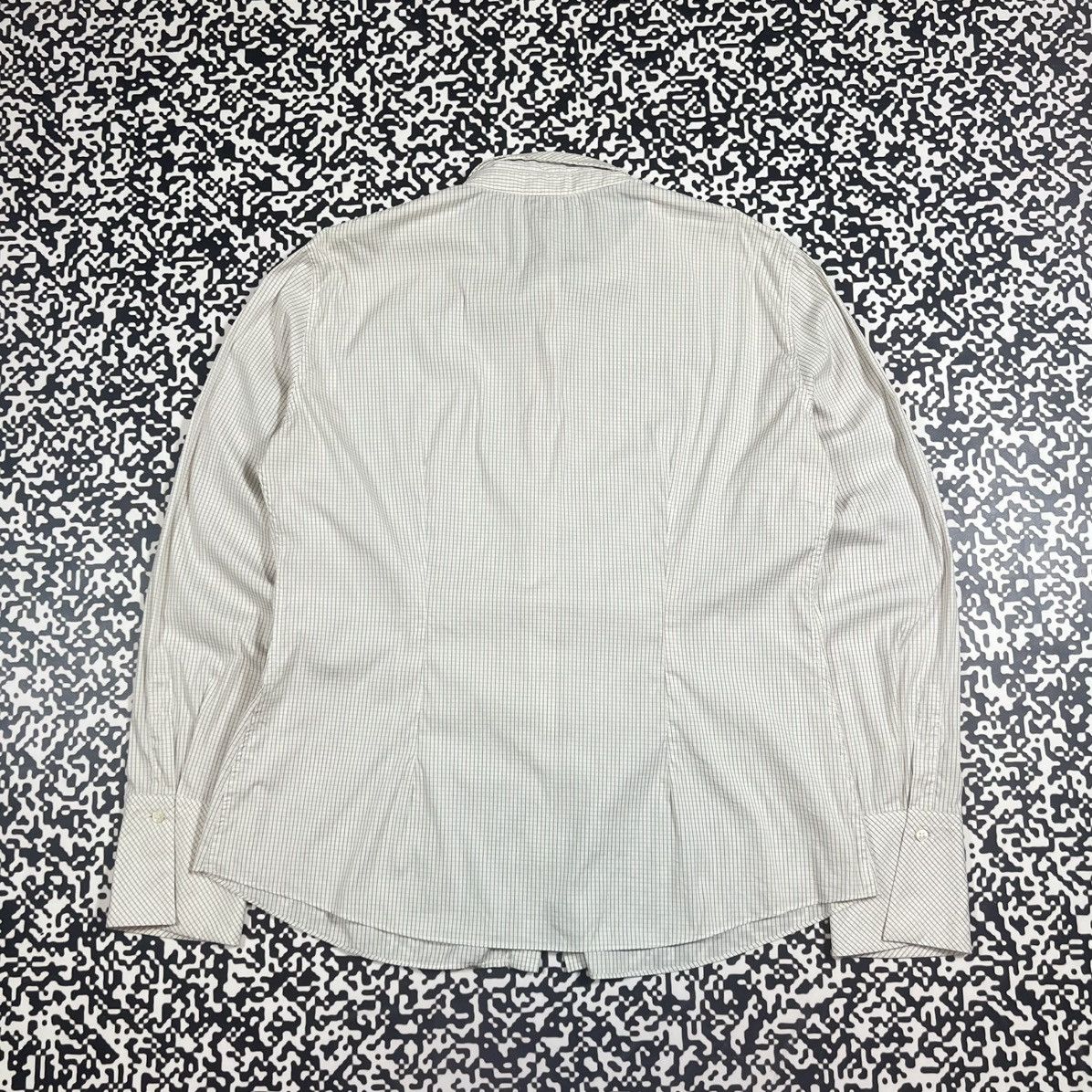 Brunello Cucinelli Vintage Y2K Brunello Cucinelli Luxury Retro Checked Shirt Size XL / US 12-14 / IT 48-50 - 13 Thumbnail