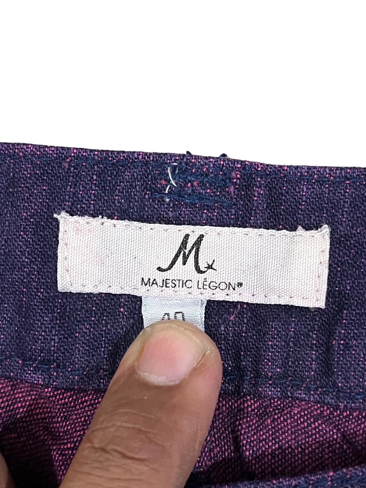 14th Addiction × MAJESTIC FILATURES × Majestic Vintage Majestic Legion Flare Denim Size US 29 - 4 Thumbnail