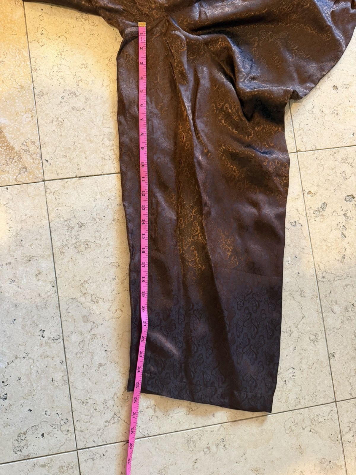 Acne Studios Acne Paisley Silk Easy Pants Size US 31 - 4 Thumbnail