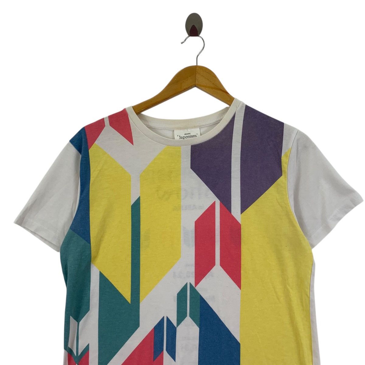 Vintage ARASHI JAPAN BOY BAND Japonism Show Tour Tee Shirt Top Size S / US 4 / IT 40 - 2 Thumbnail