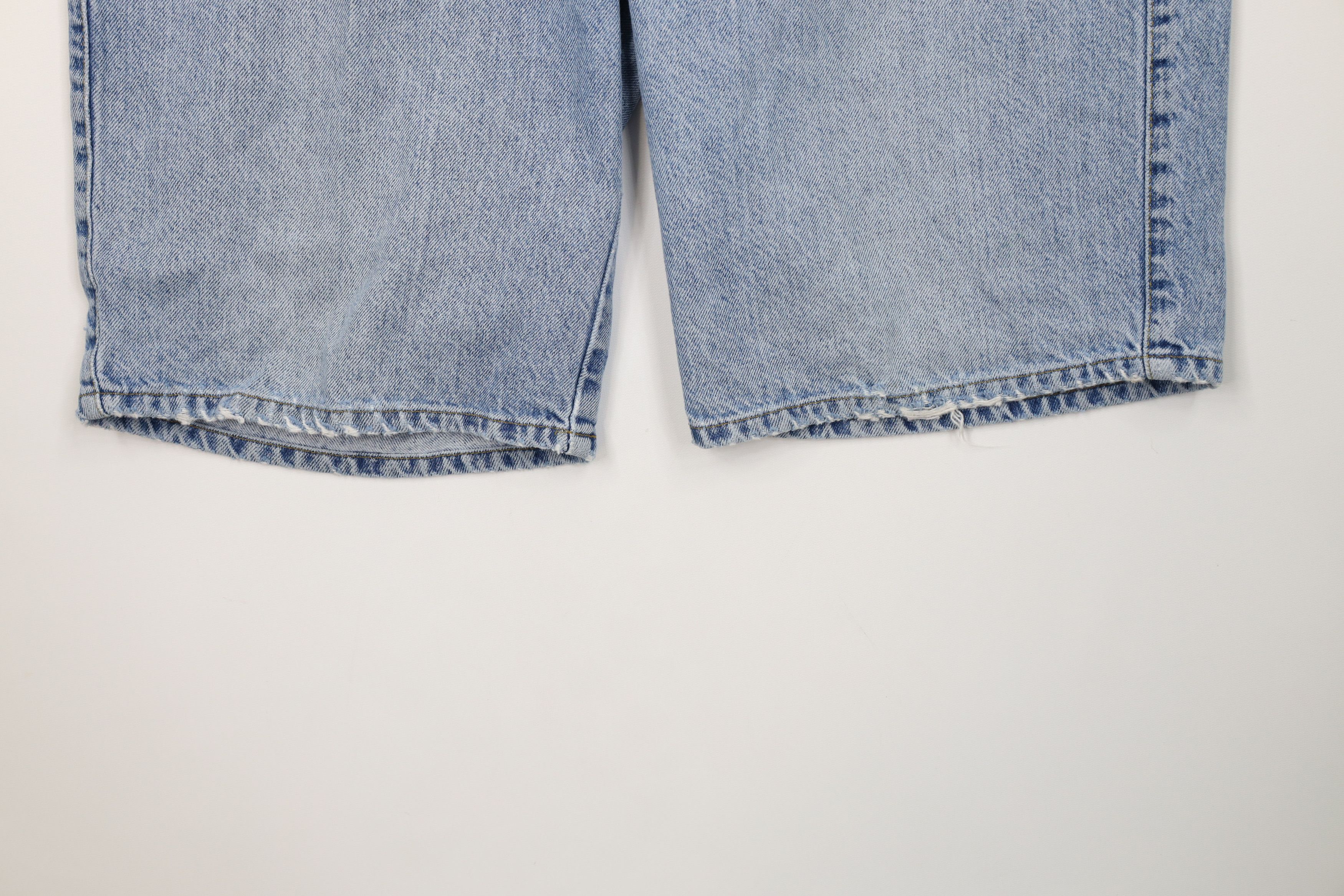 Vintage Vintage 90s Streetwear Fit Denim Jean Shorts Jorts Blue Size US 38 / EU 54 - 4 Thumbnail