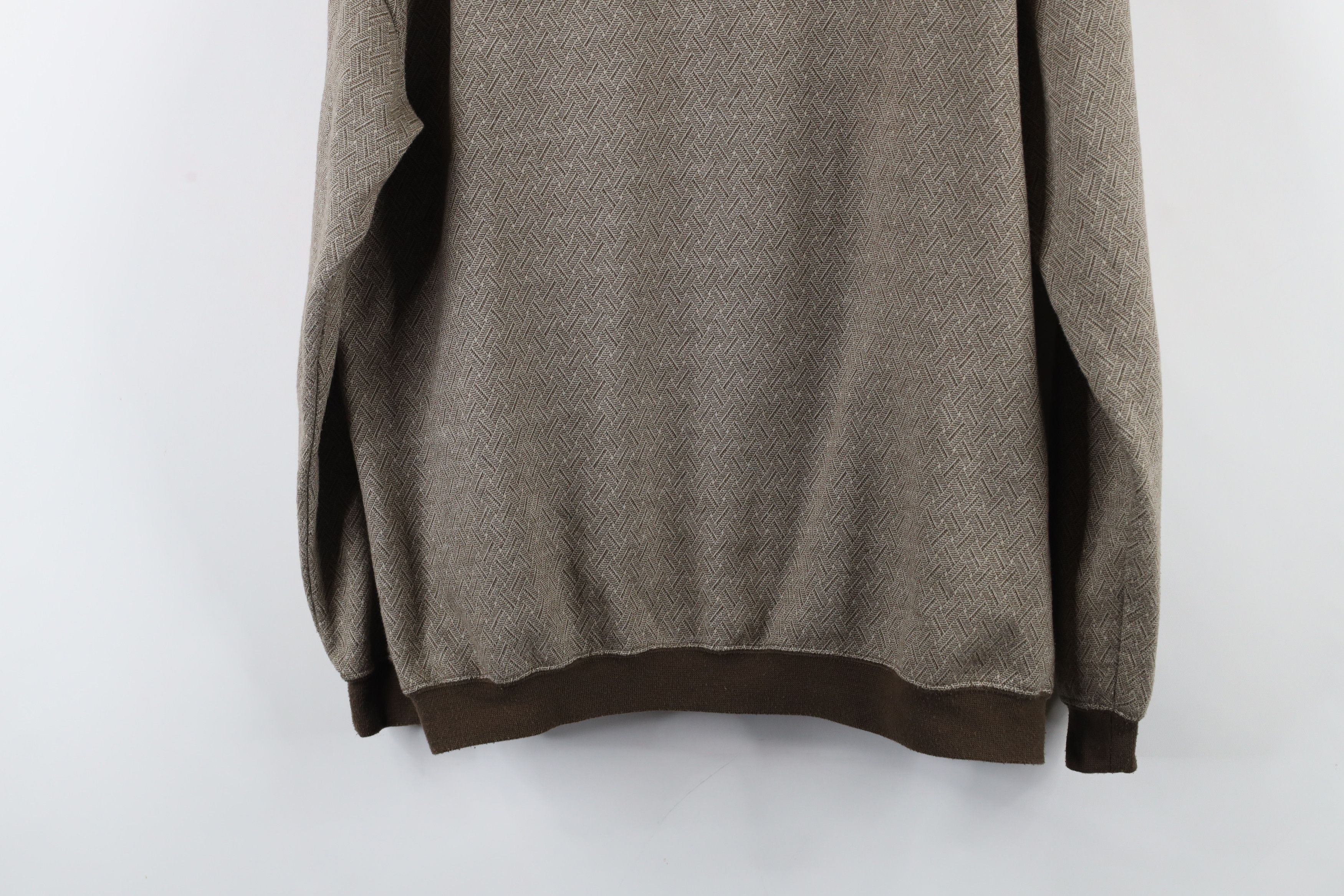 Vintage Vintage 90s Streetwear Geometric Pullover Sweatshirt Size US M / EU 48-50 / 2 - 10 Thumbnail